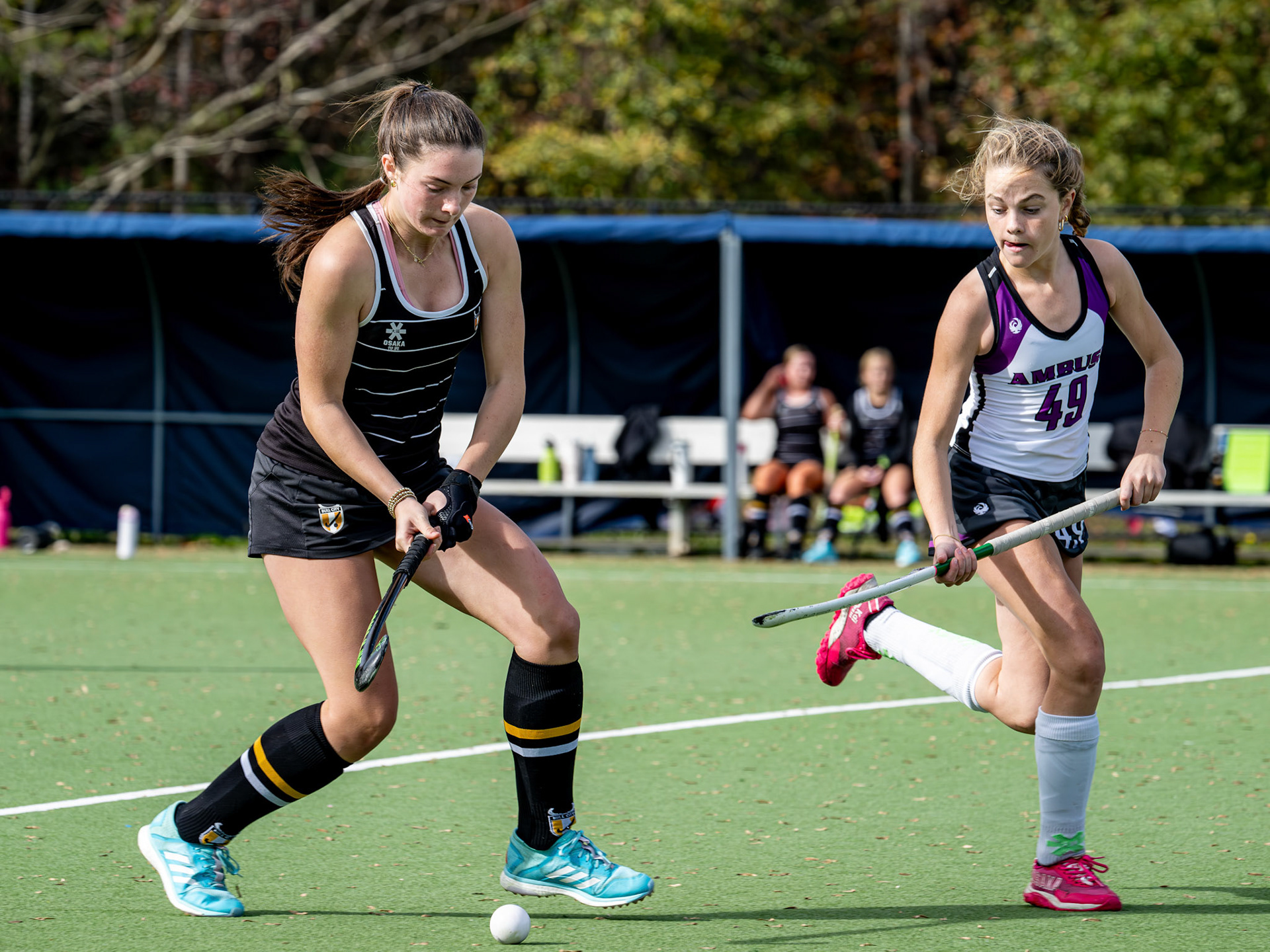 Charlotte Ambush versus Bull City During Fall 2024 Field Hockey Playday