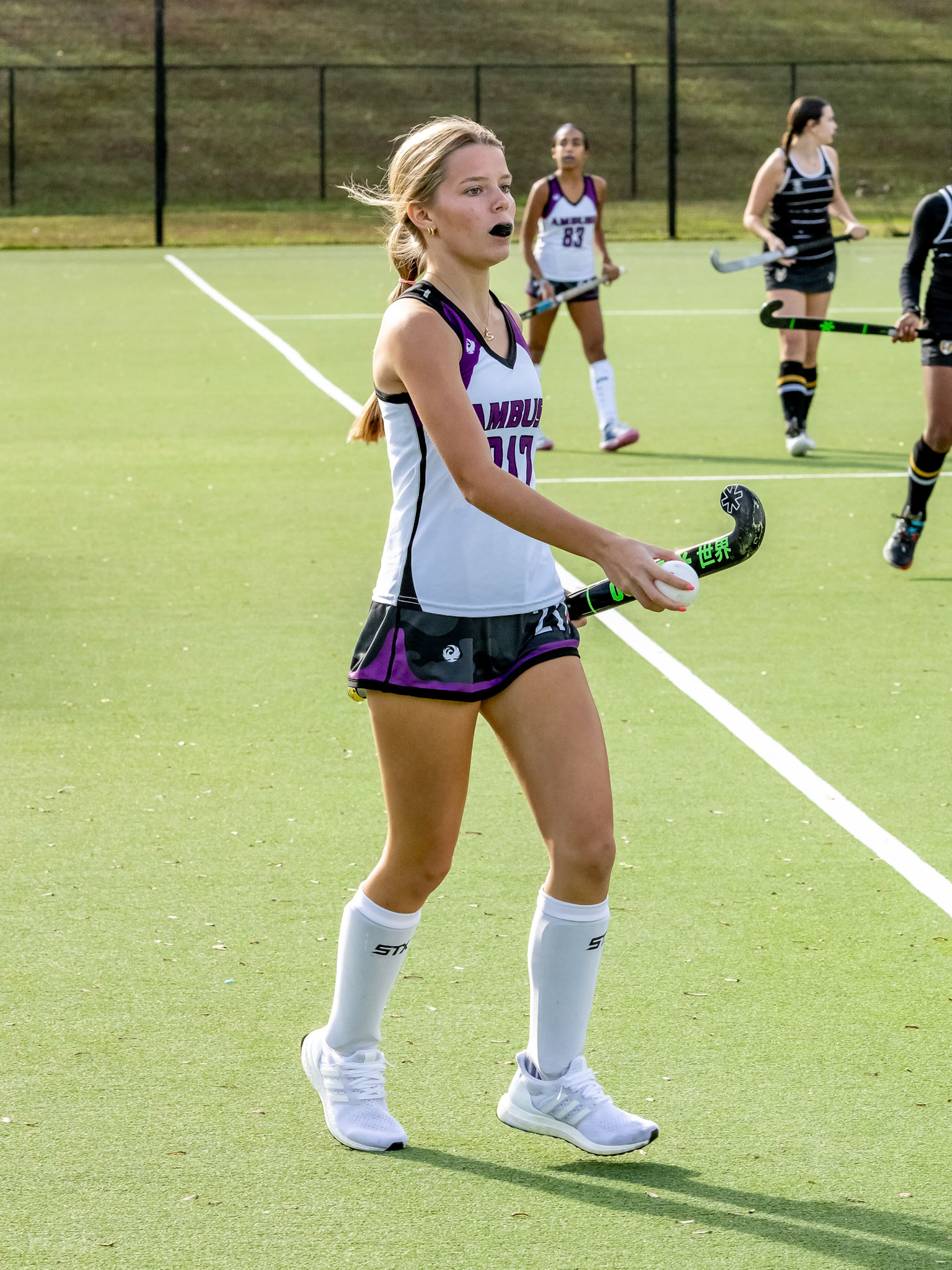 Charlotte Ambush versus Bull City During Fall 2024 Field Hockey Playday