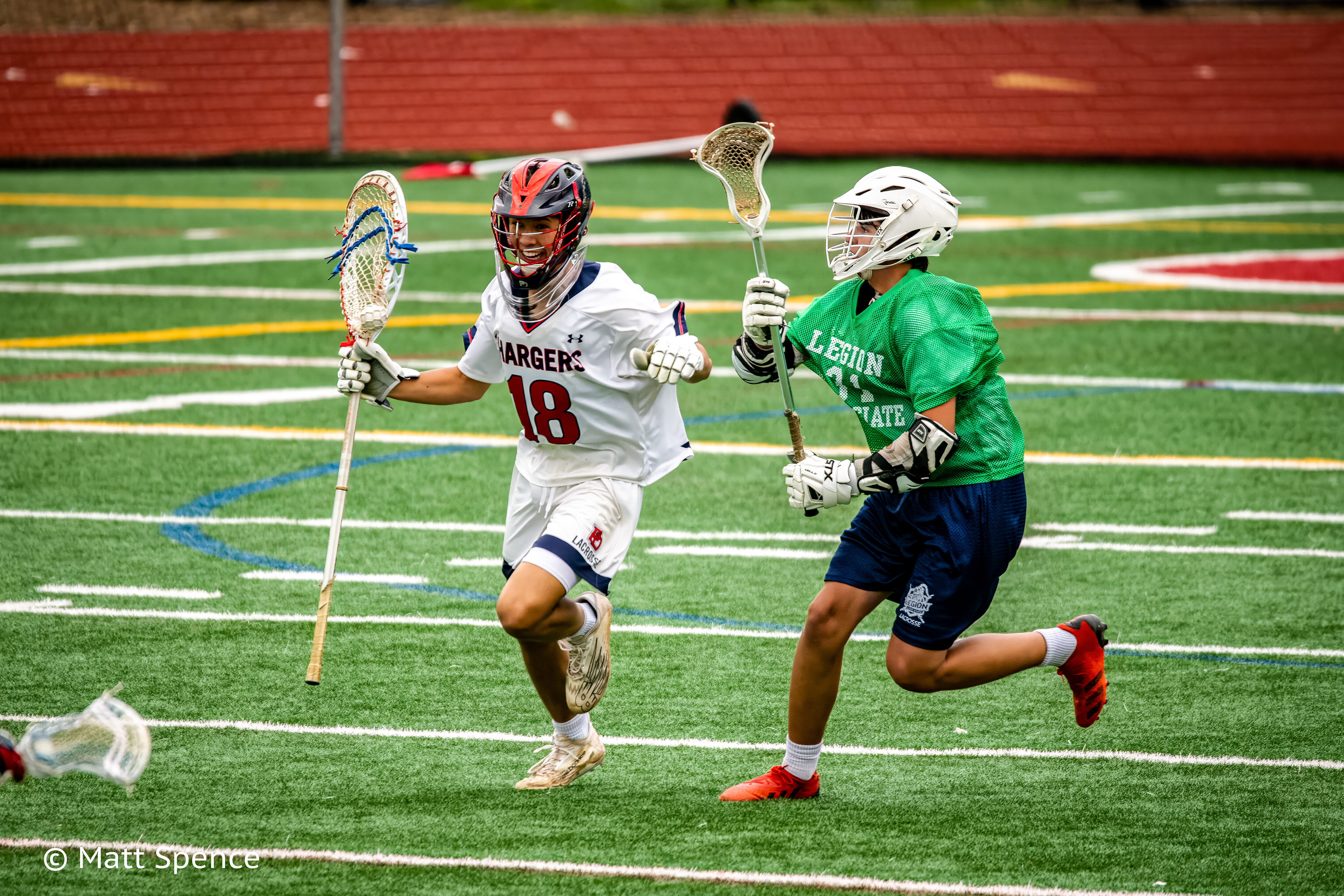 Look! I'm an attackman!