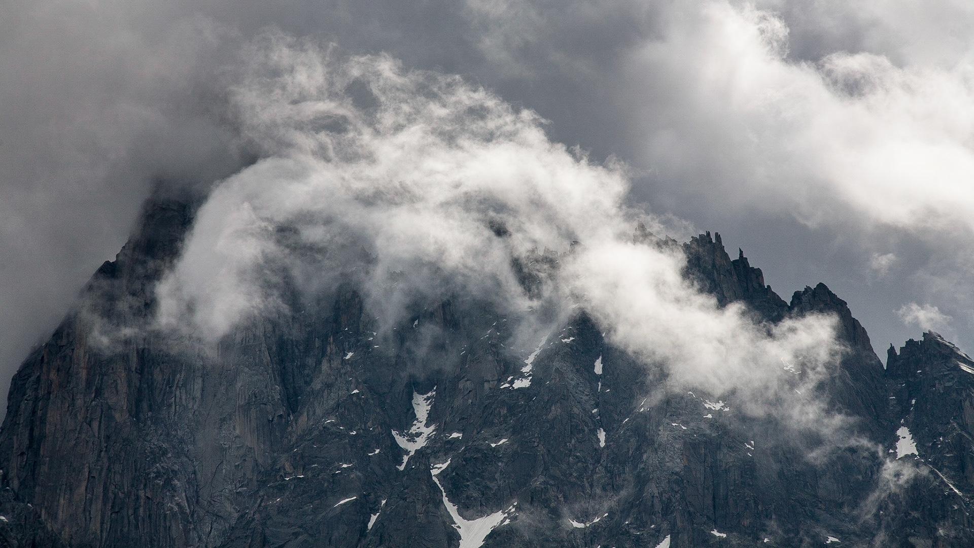 Le Dru from Montenvers