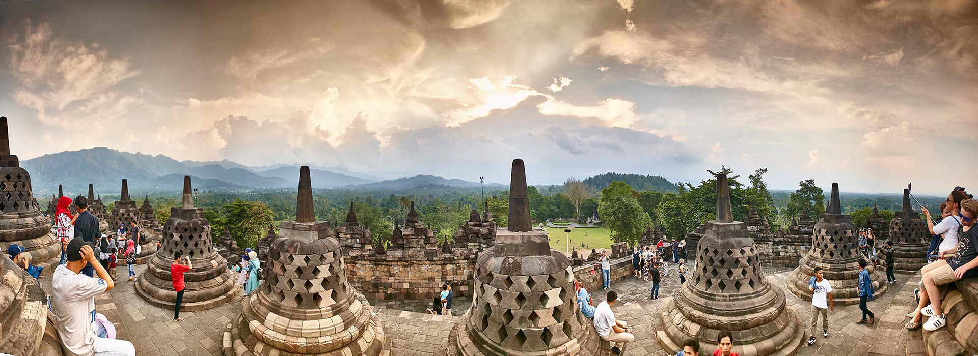 Borobodur temple Java