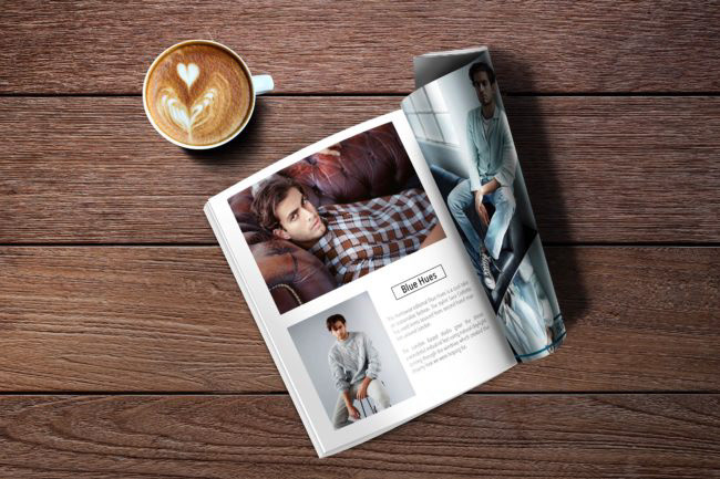 Clean and stylish layout design for a seasonal fashion catalogue – showcasing the collection with clarity and flair.