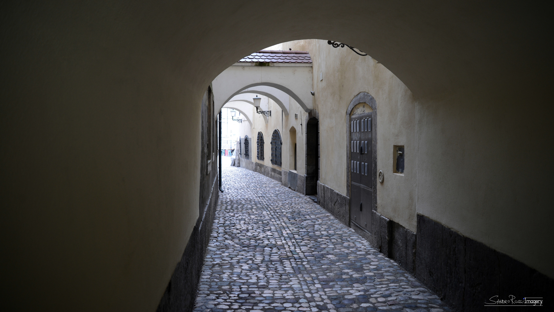 Cobblestone Alley of Ljubljana