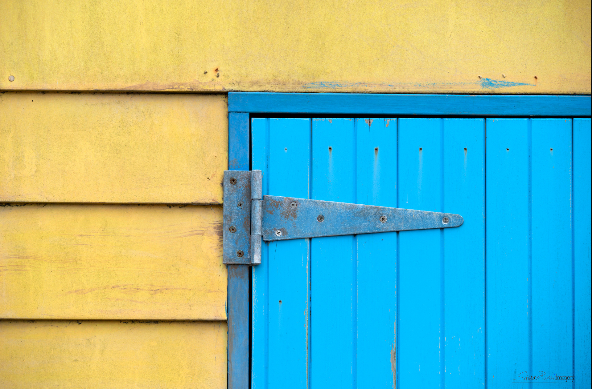 Blue Door & Yellow Wall