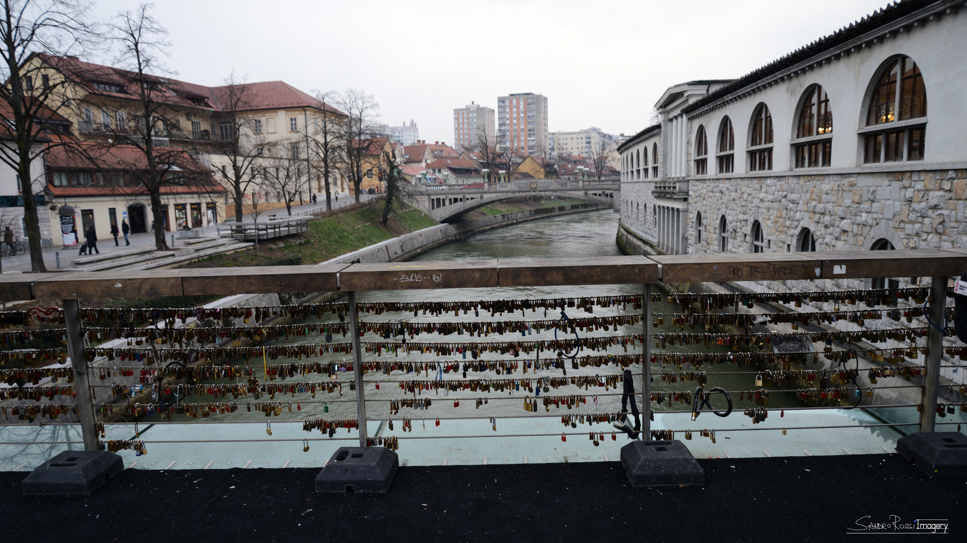 Love Locks Butcher Bridge - Ljubljana