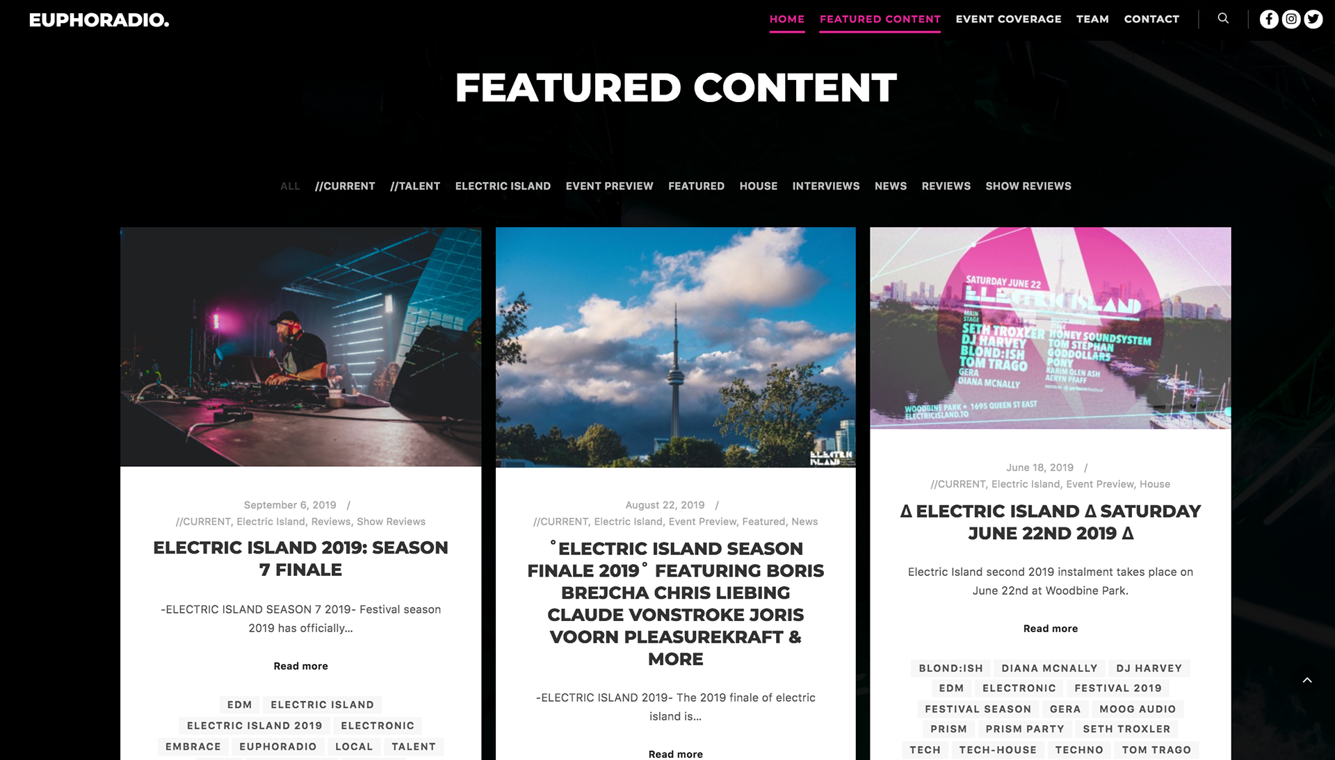 Website Home Page