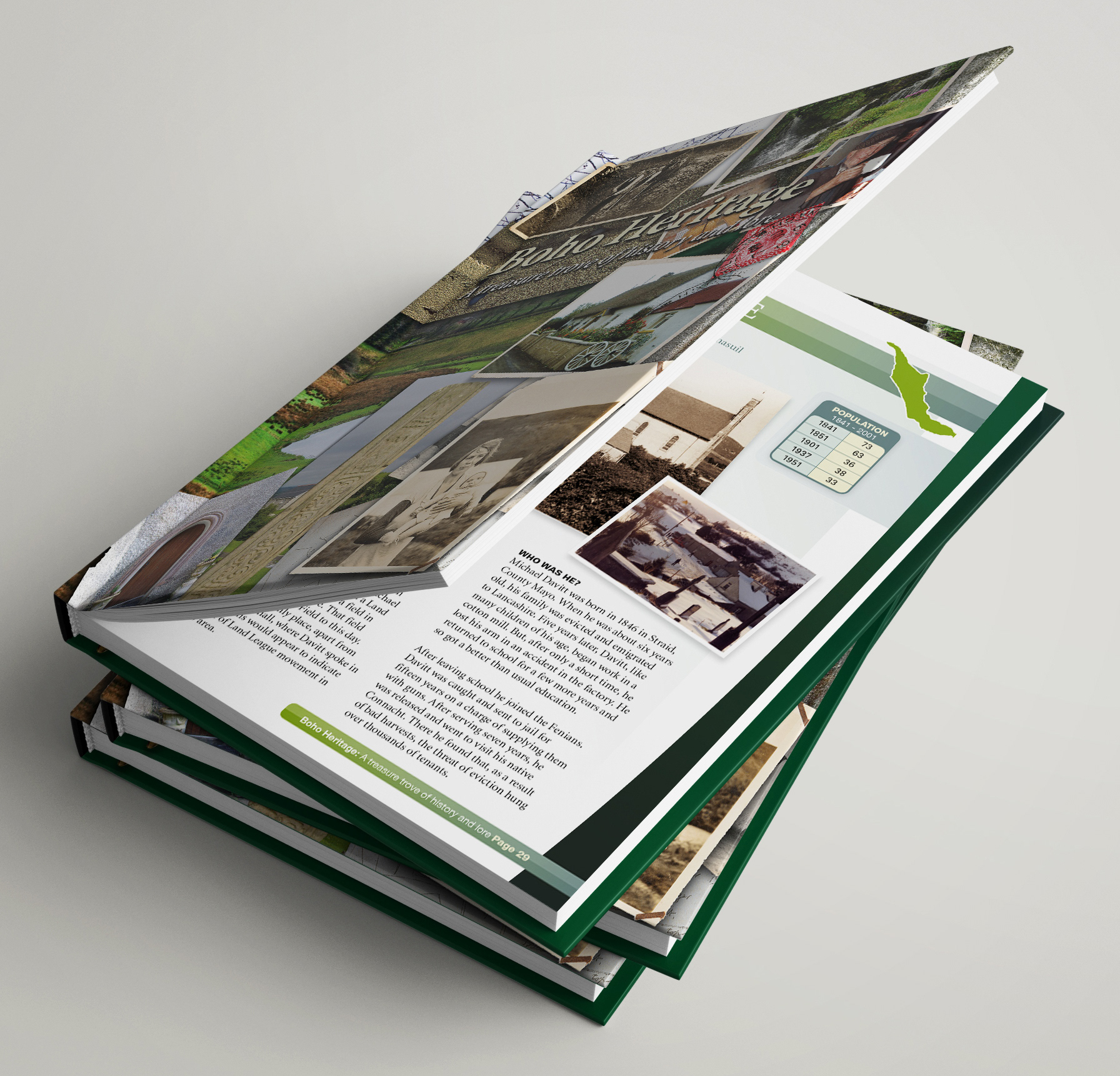 Boho Heritage Book Pages
