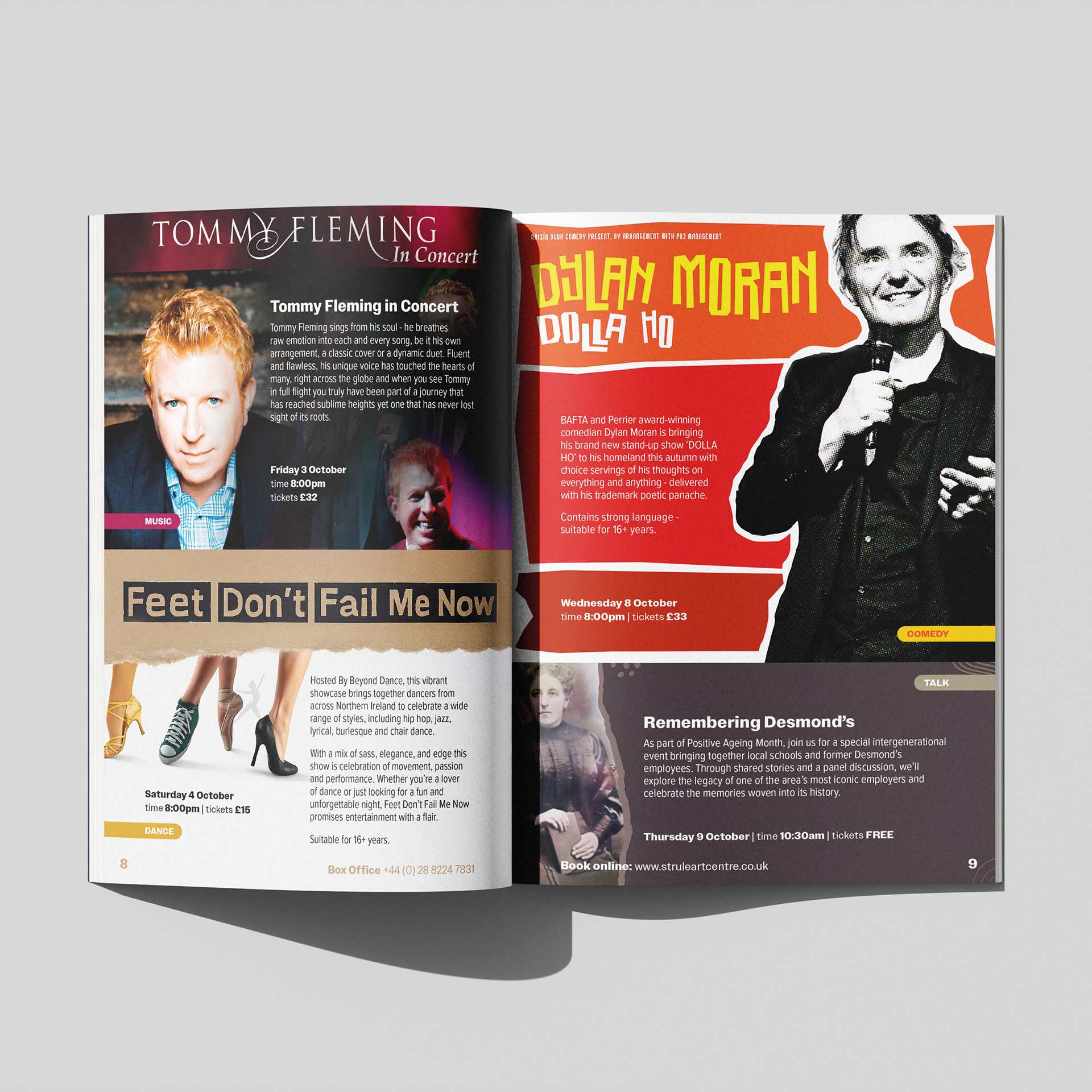 Strule Arts Centre Autumn 2025 Programme of Events