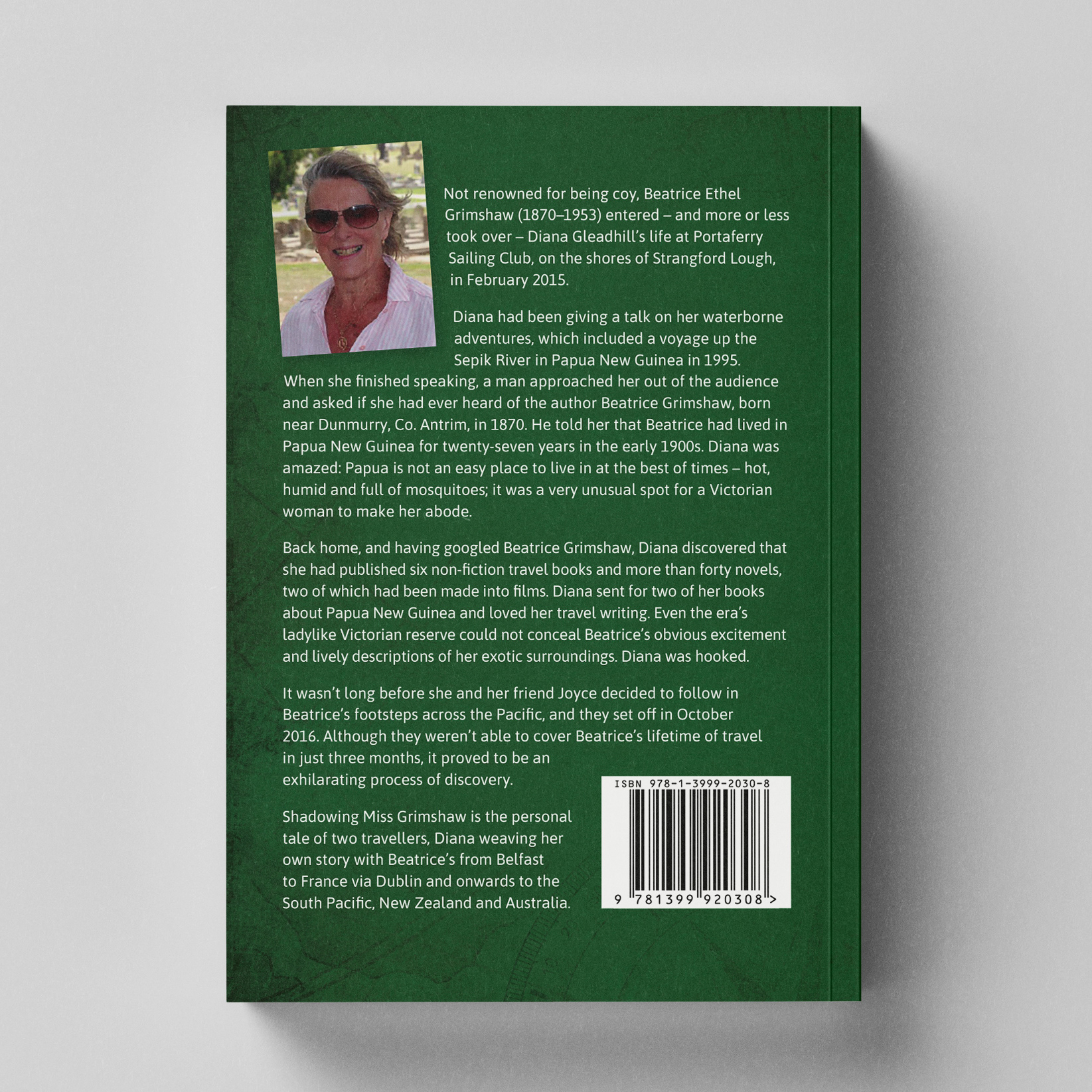 Shadowing Miss Grimshaw Back Cover