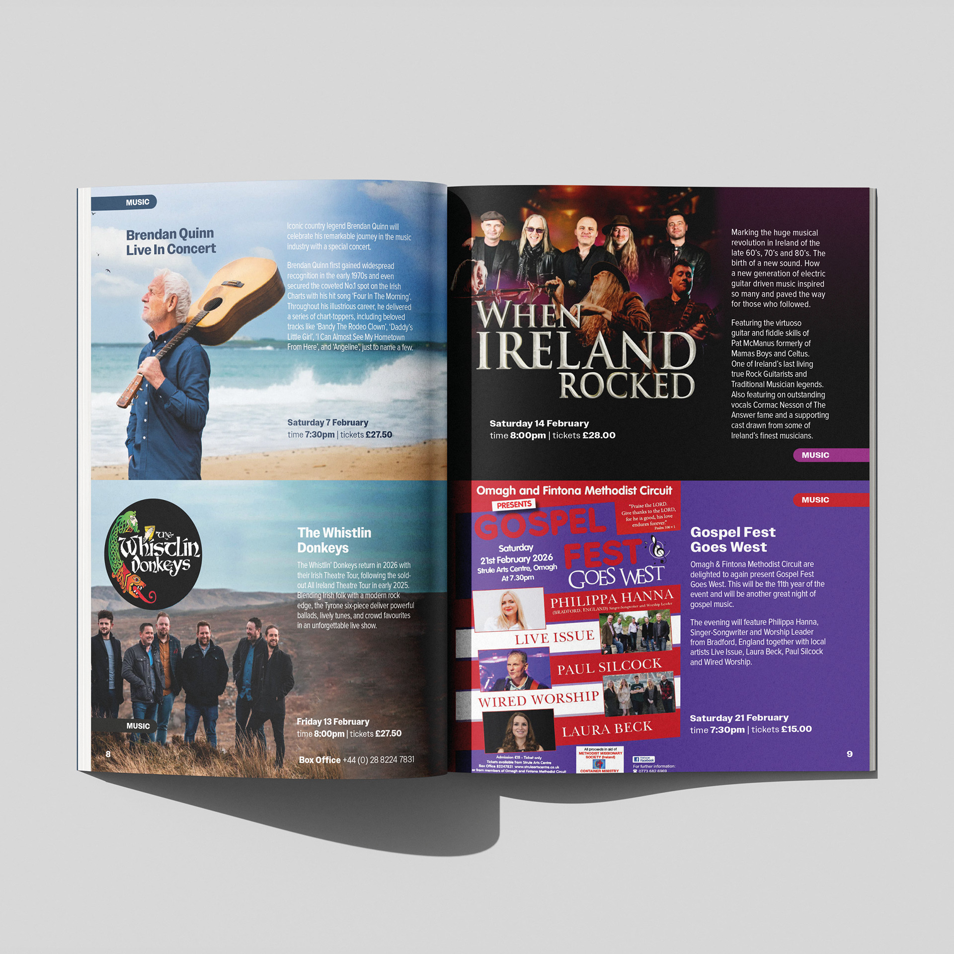 Strule Arts Centre Spring 2026 Programme of Events