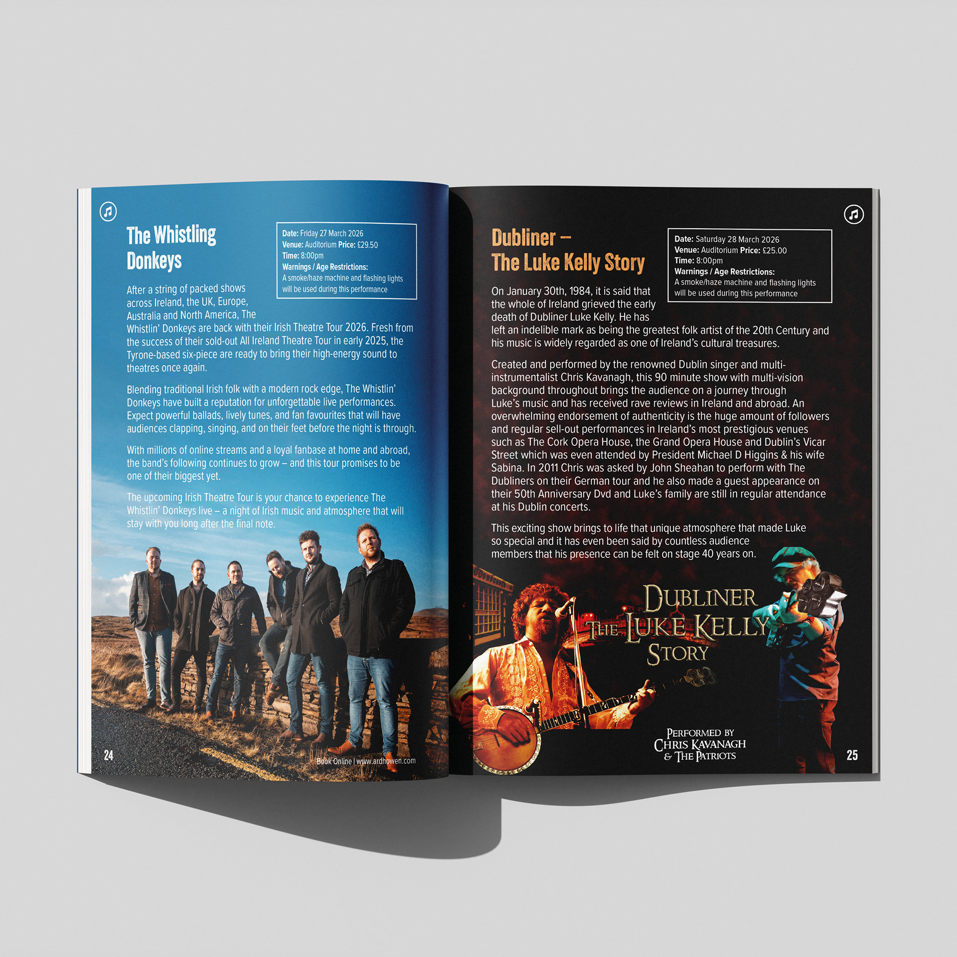 The Ardhowen Spring 2026 Programme of Events