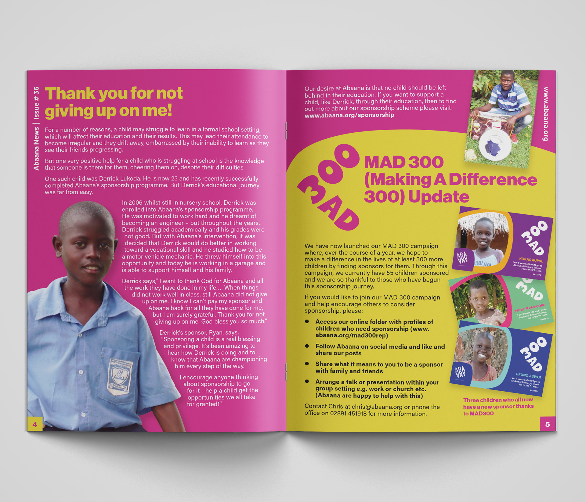 Abaana News Issue No. 36 Pages