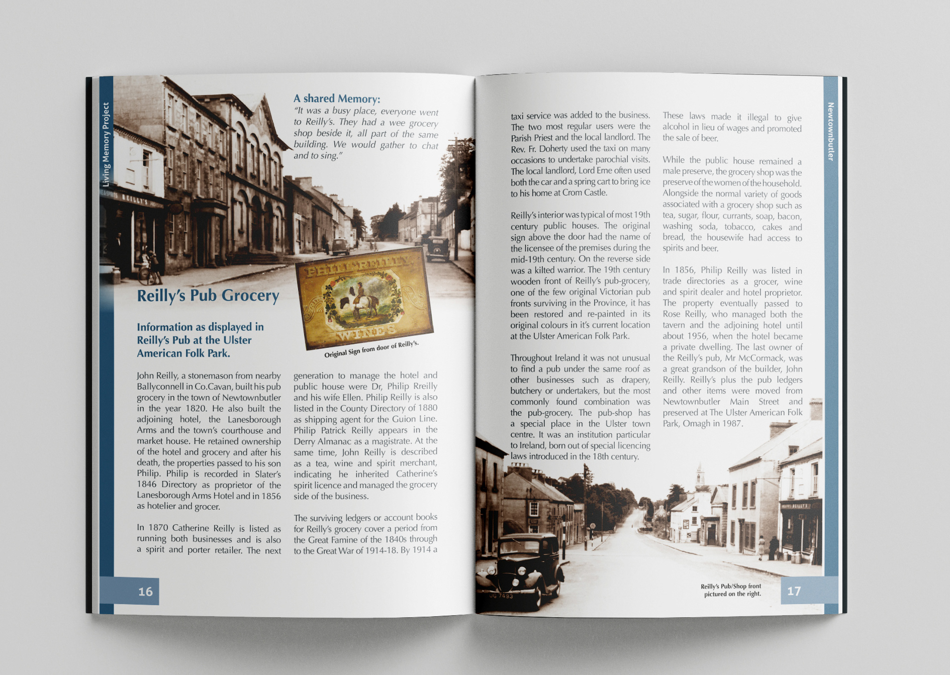 Newtownbutler Uncovering Memories Through History Pages