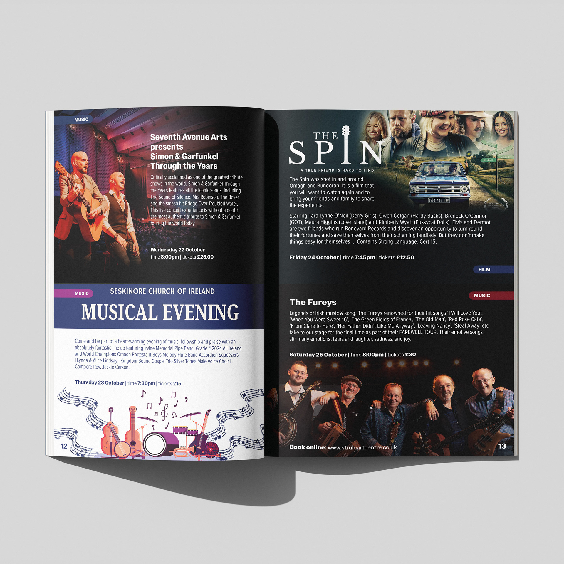 Strule Arts Centre Autumn 2025 Programme of Events