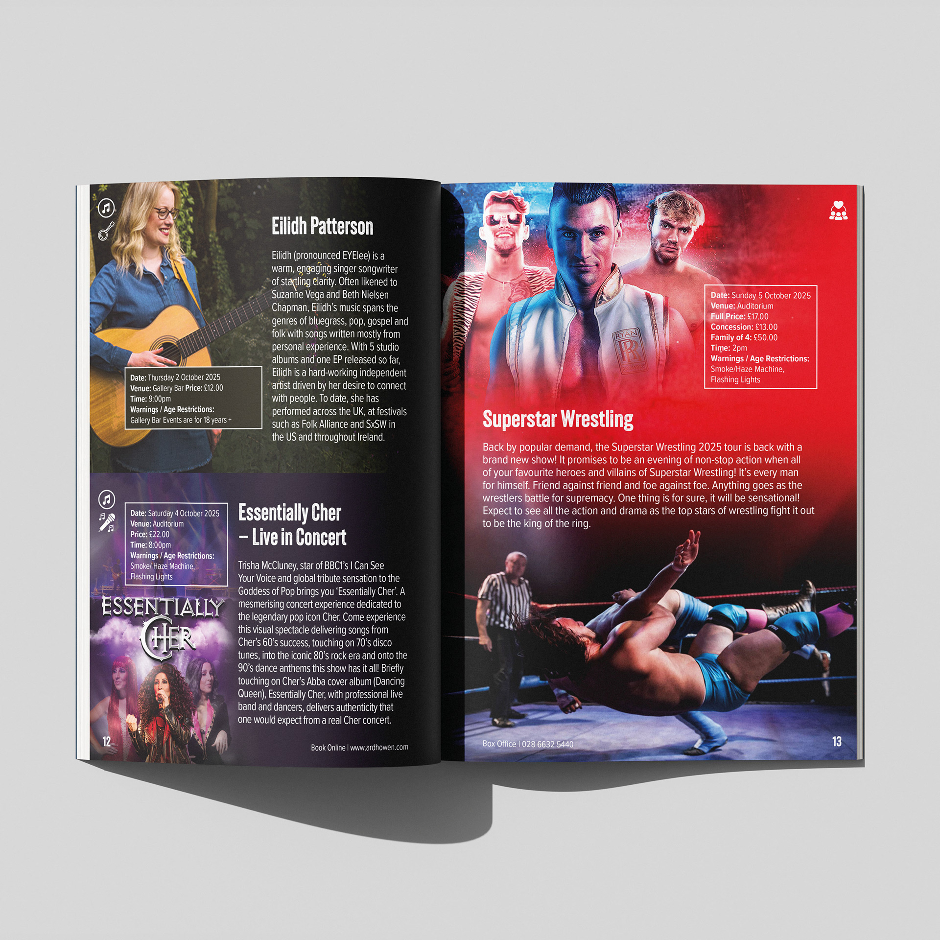 The Ardhowen Autumn 2025 Programme of Events