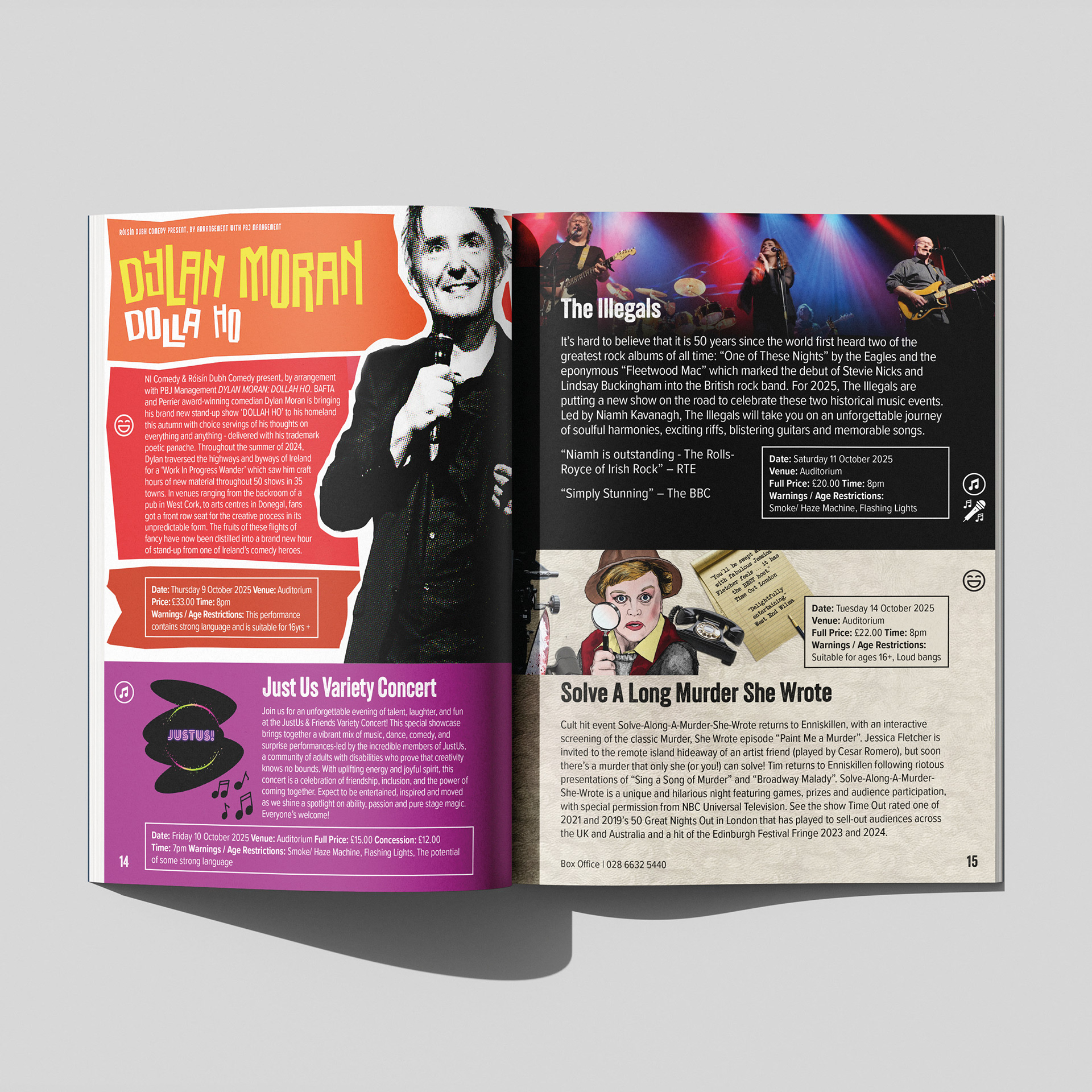 The Ardhowen Autumn 2025 Programme of Events