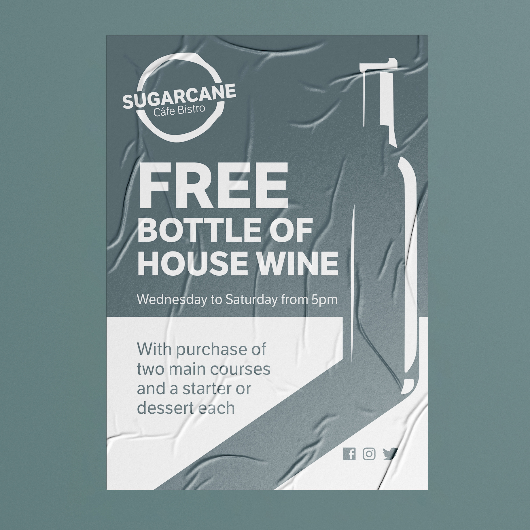 Sugarcane Cáfe Bistro Poster