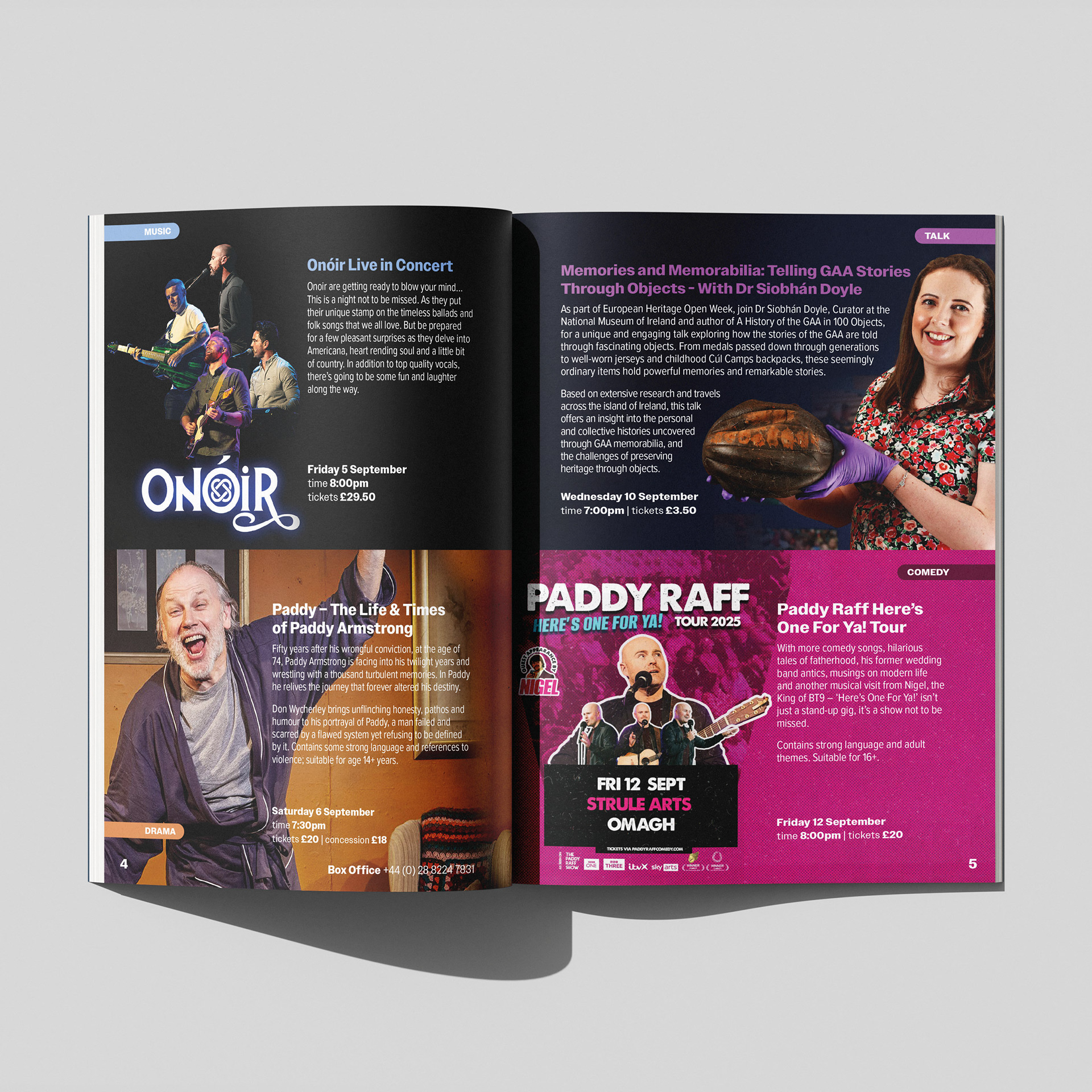 Strule Arts Centre Autumn 2025 Programme of Events