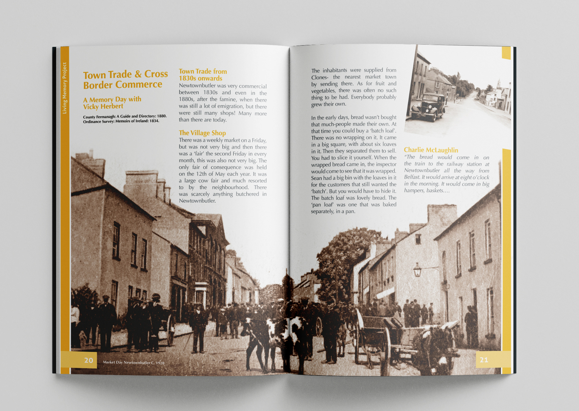 Newtownbutler Uncovering Memories Through History Pages