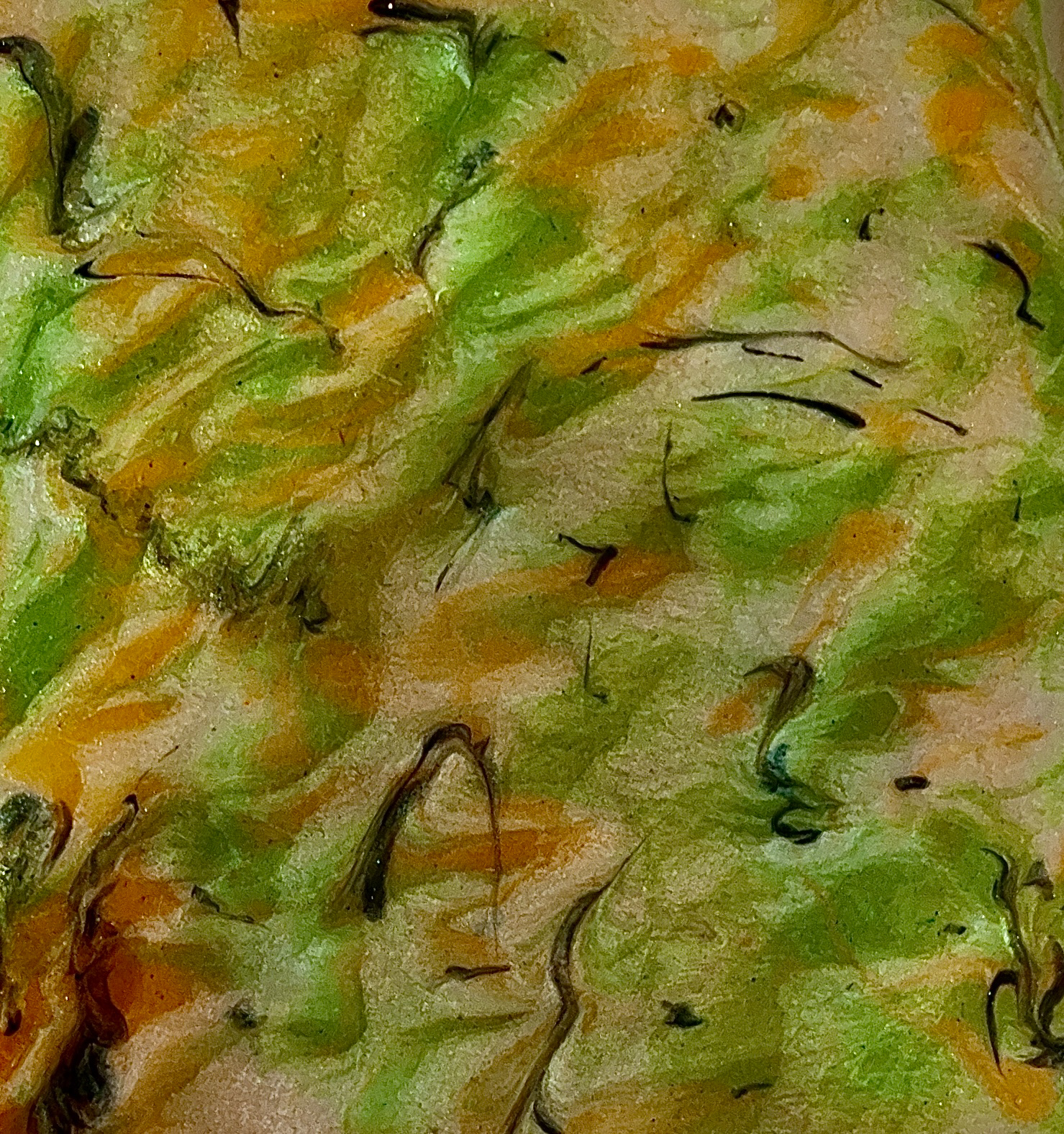 Honey mustard - Epoxy resin on Wood