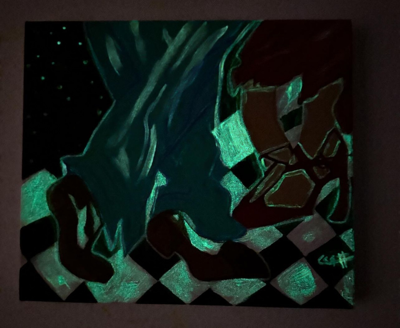 Toro Mata. - Acrylic uv Paint on Canvas light 2