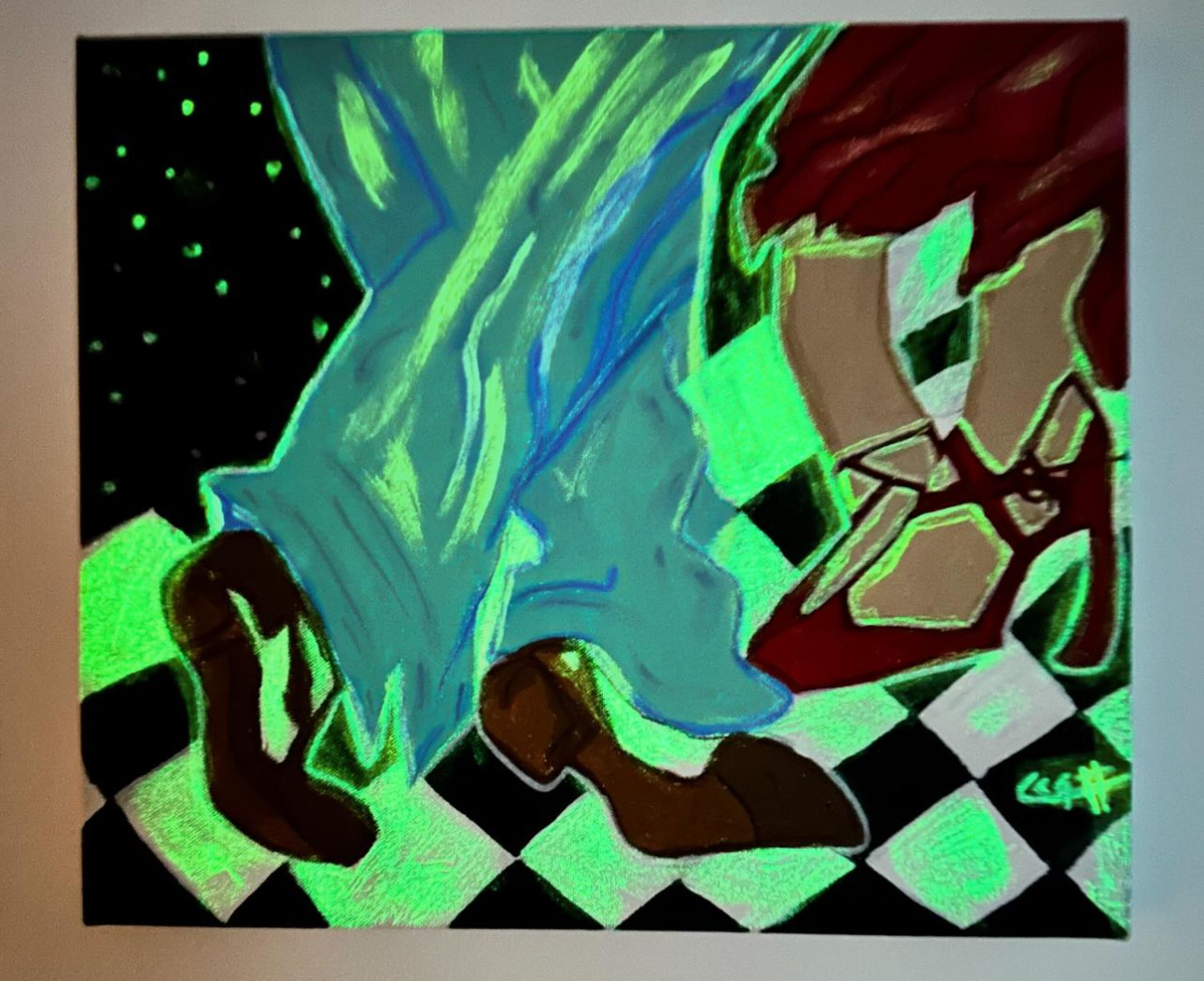 Toro Mata. - Acrylic uv Paint on Canvas light 1