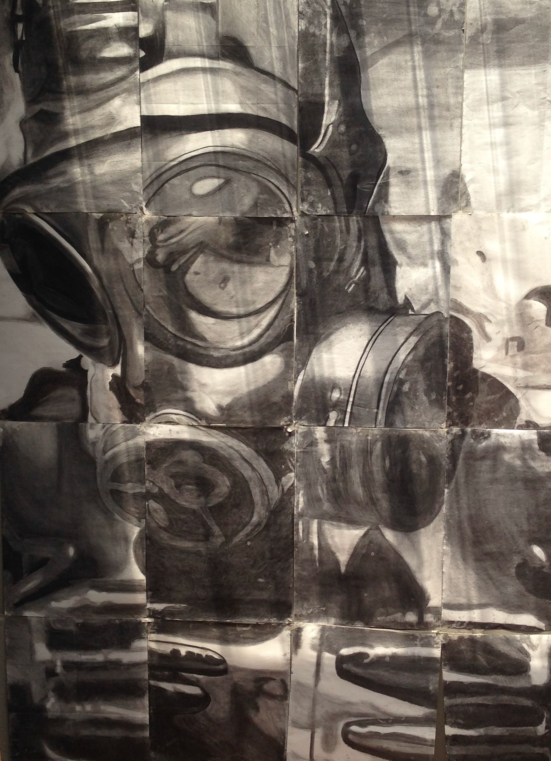 Toxic - Charcoal on Paper Sheet