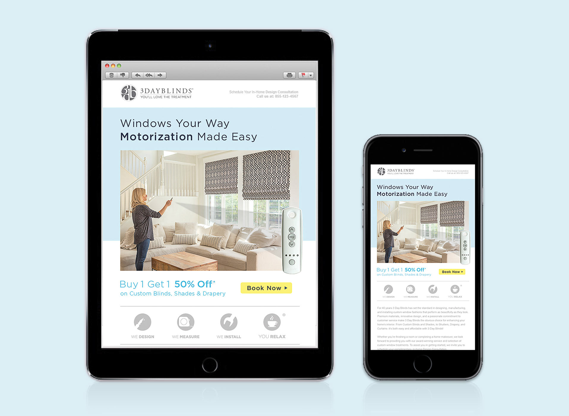 Email on Tablet & Mobile