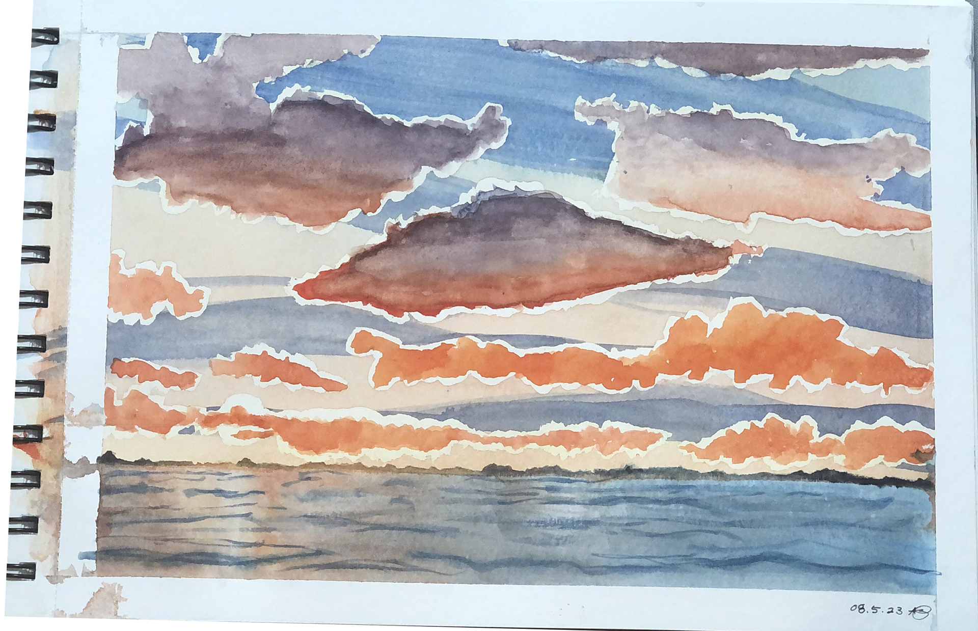Working w/ Masking Fluid (2/3)