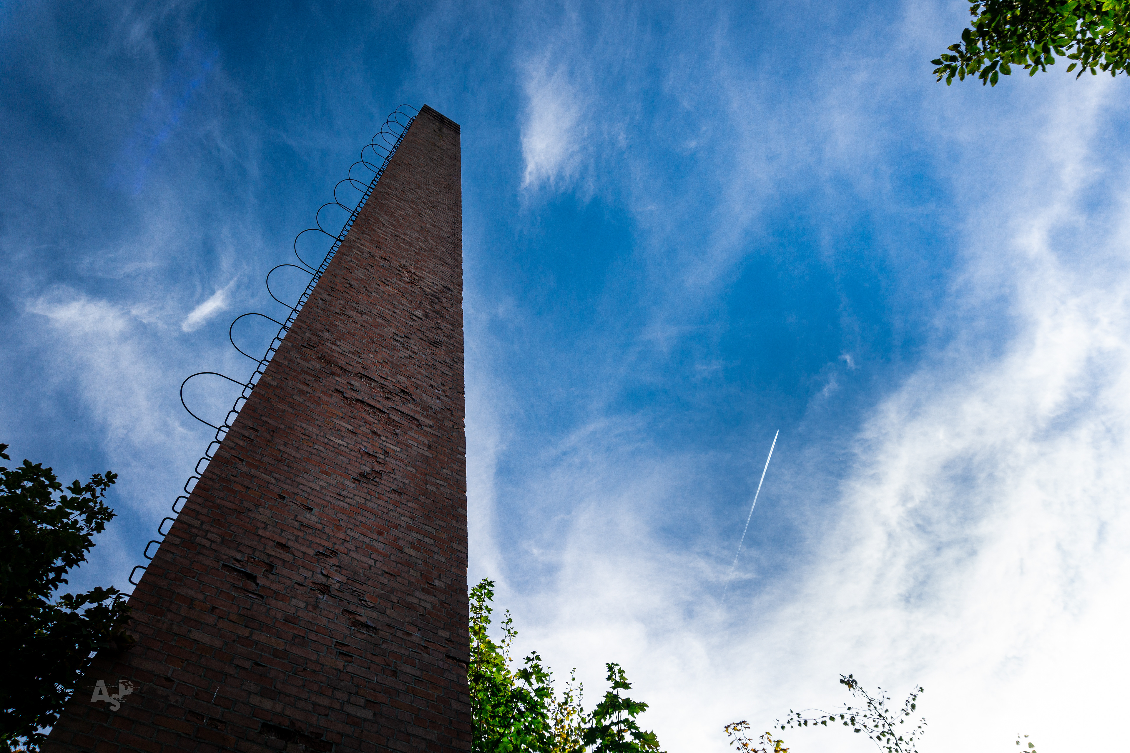 steiler Ausblick