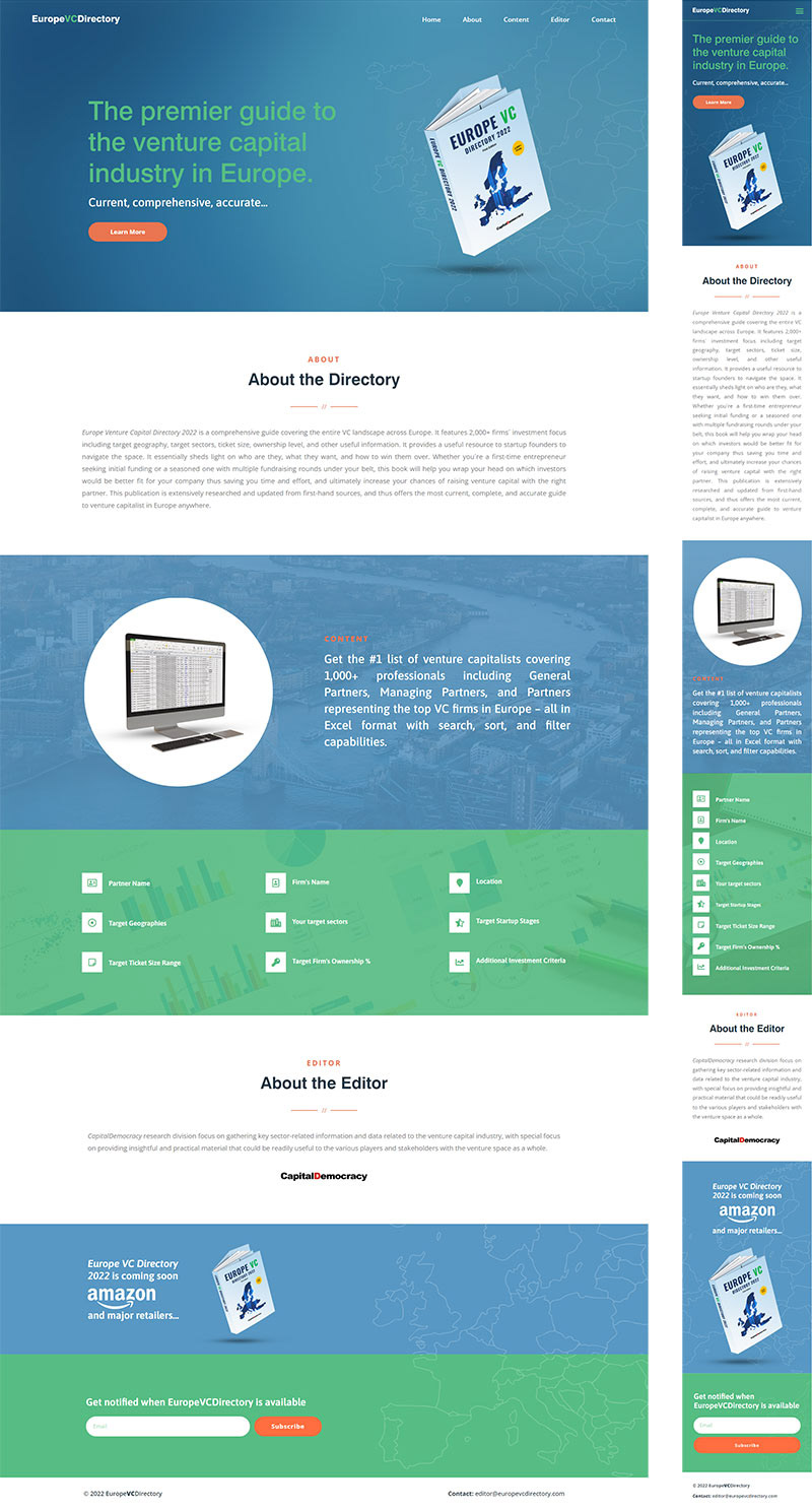 Book Website Design
