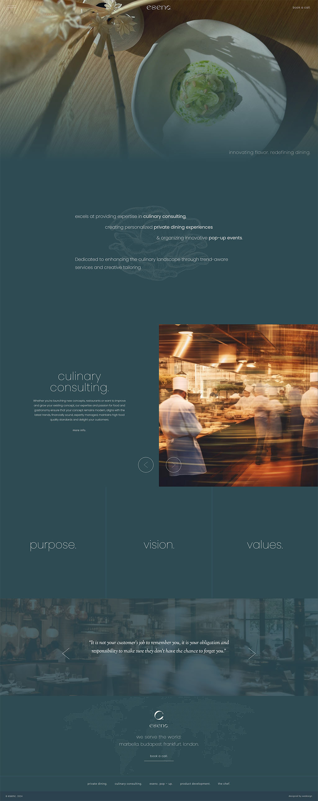 Chef Website Design