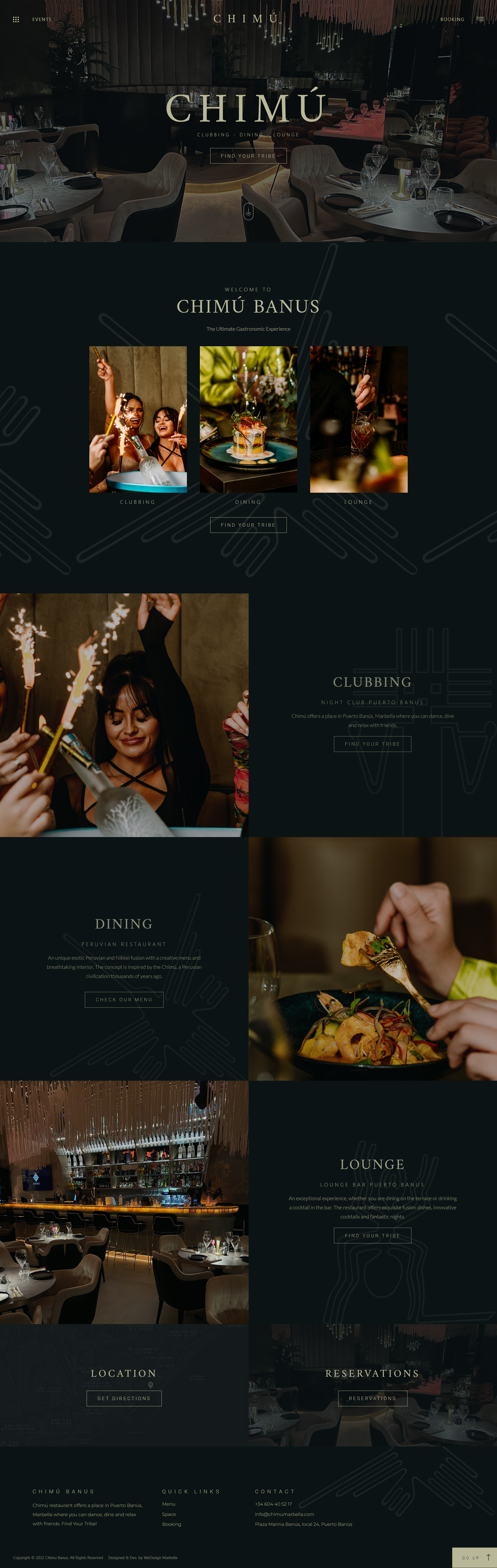 Bar & Club Website Design