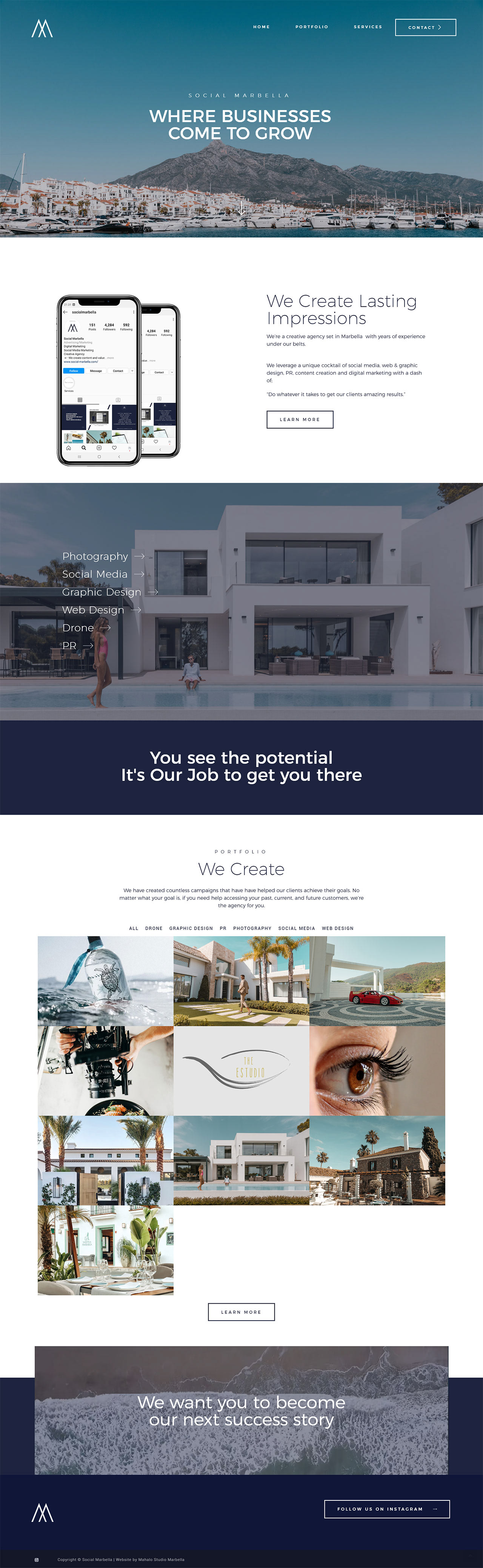 Marketing Agency Website Design