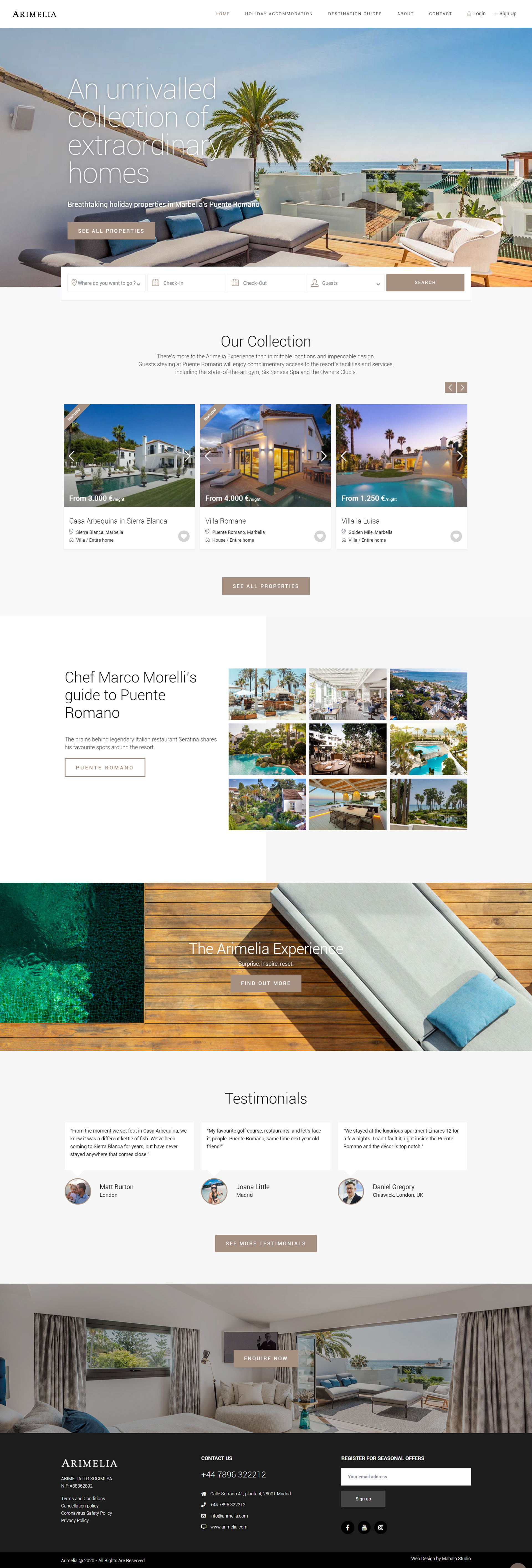 Vacation Rental Website Design