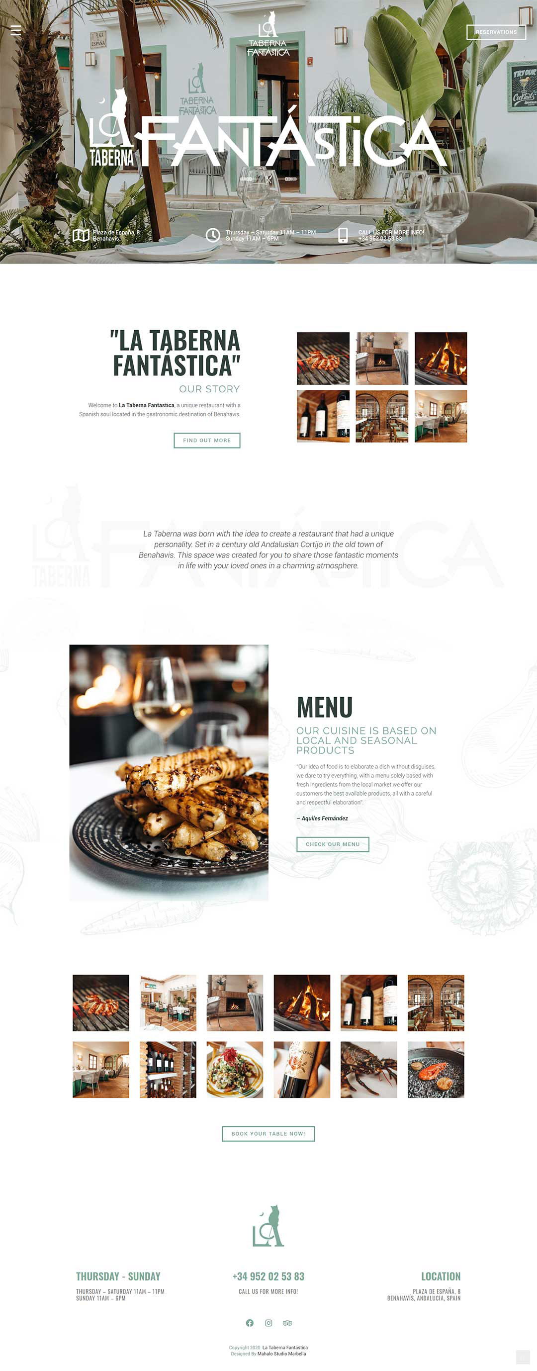 Restaurant Website Design
