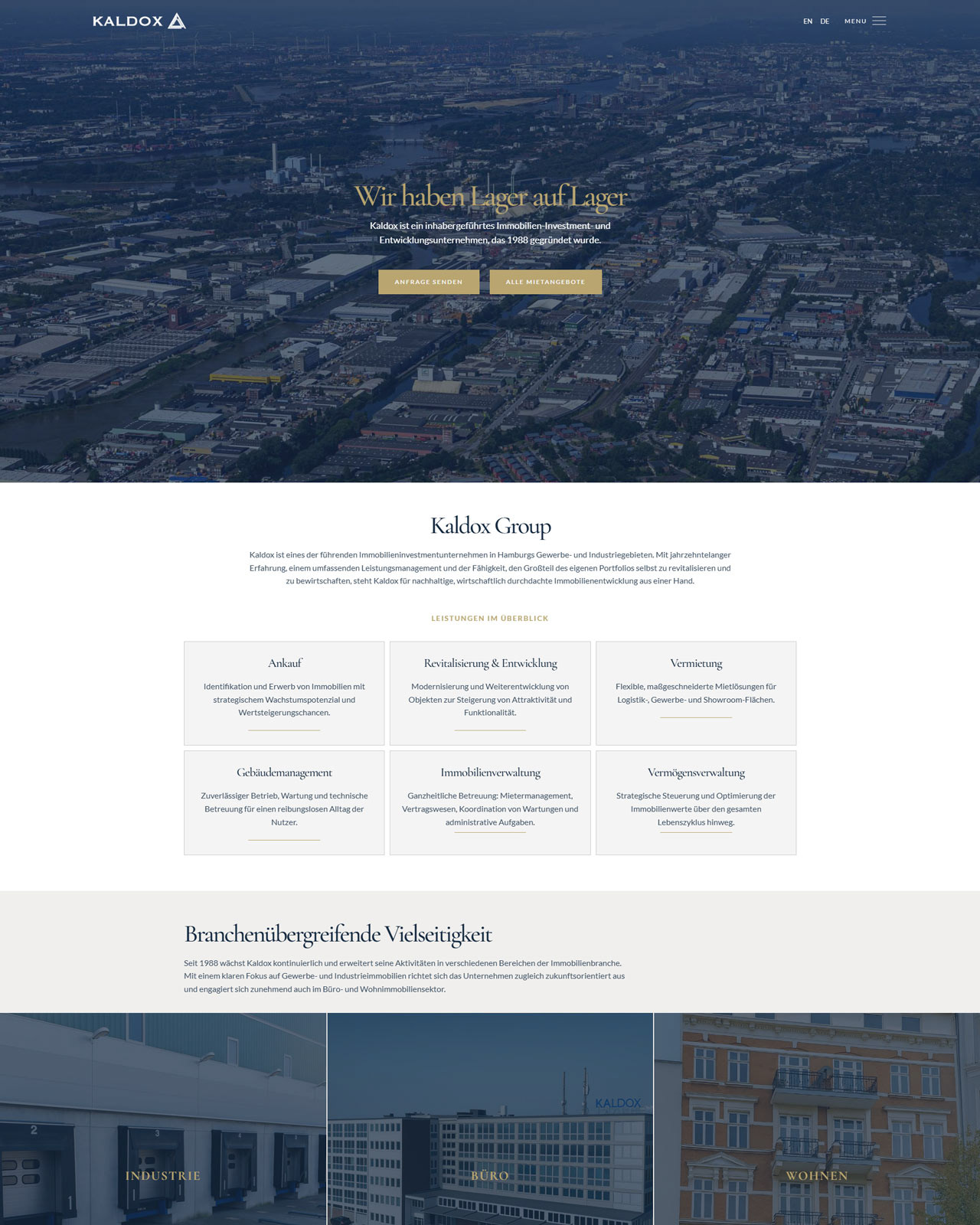 Office Rentals Website Design