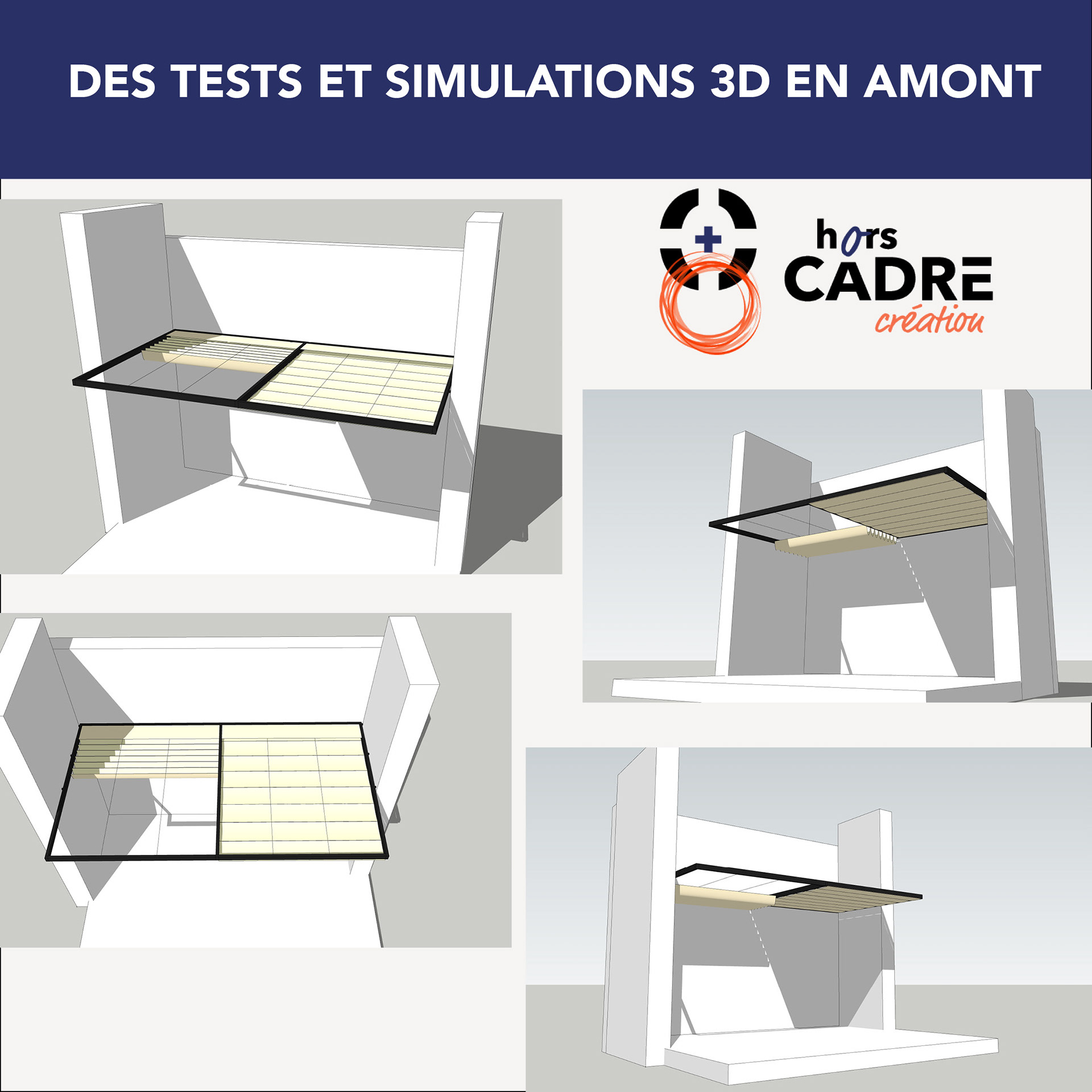 Modélisation 3D et tests en amont