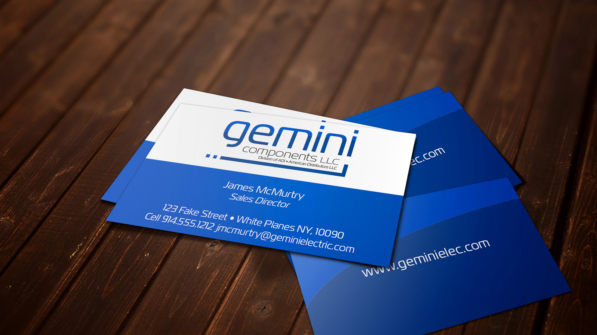 Business card design and production