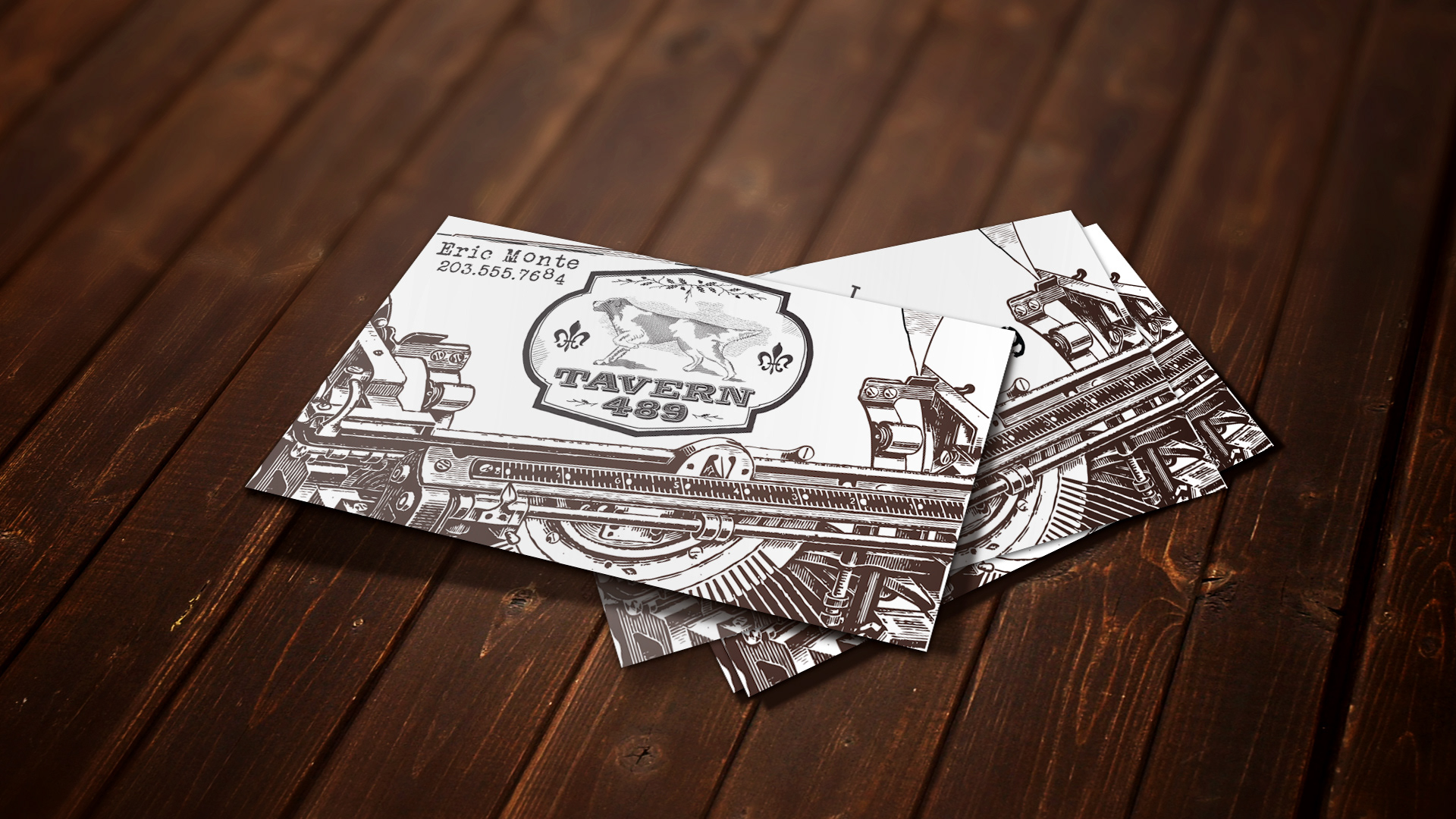 Business card design and production