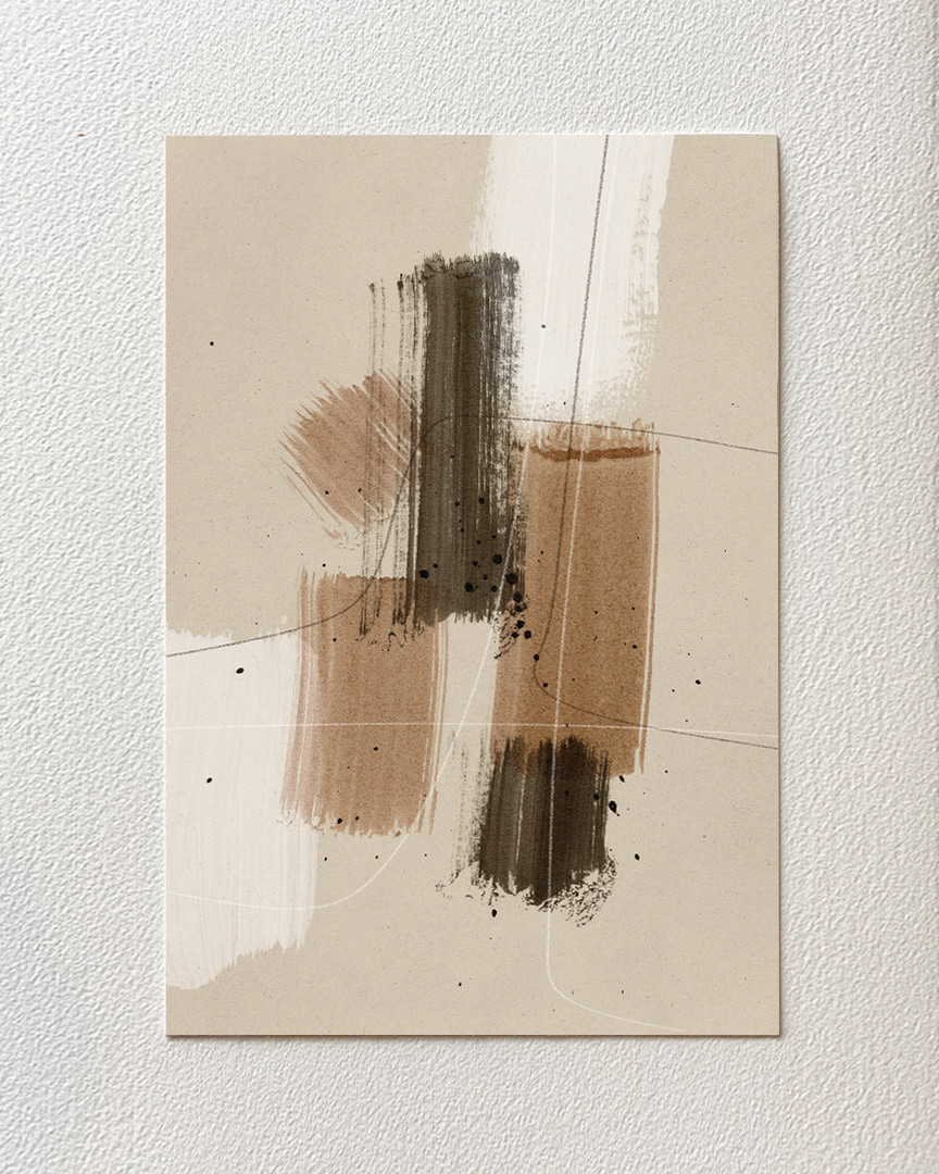 "Harmony" 2021 - Watercolor and acrylic on eco board