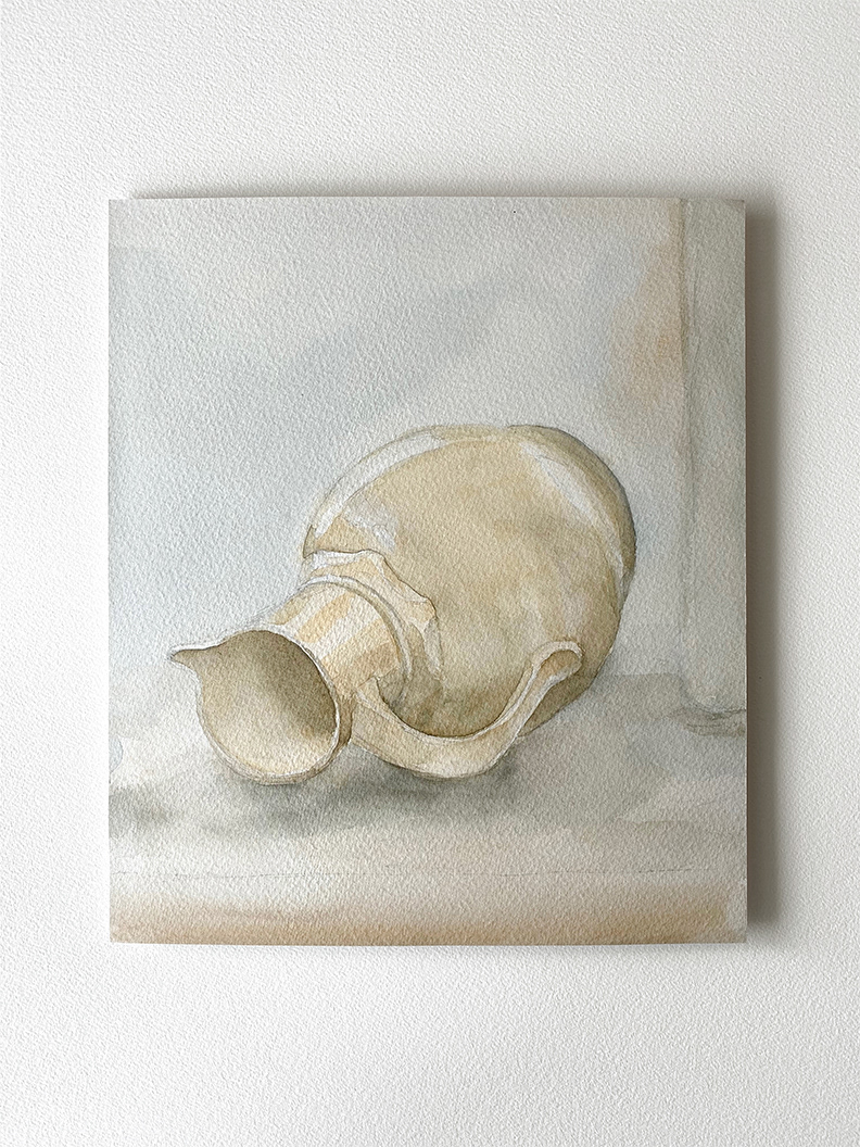"Pottery" 2018 - Watercolor on cold press watercolor paper