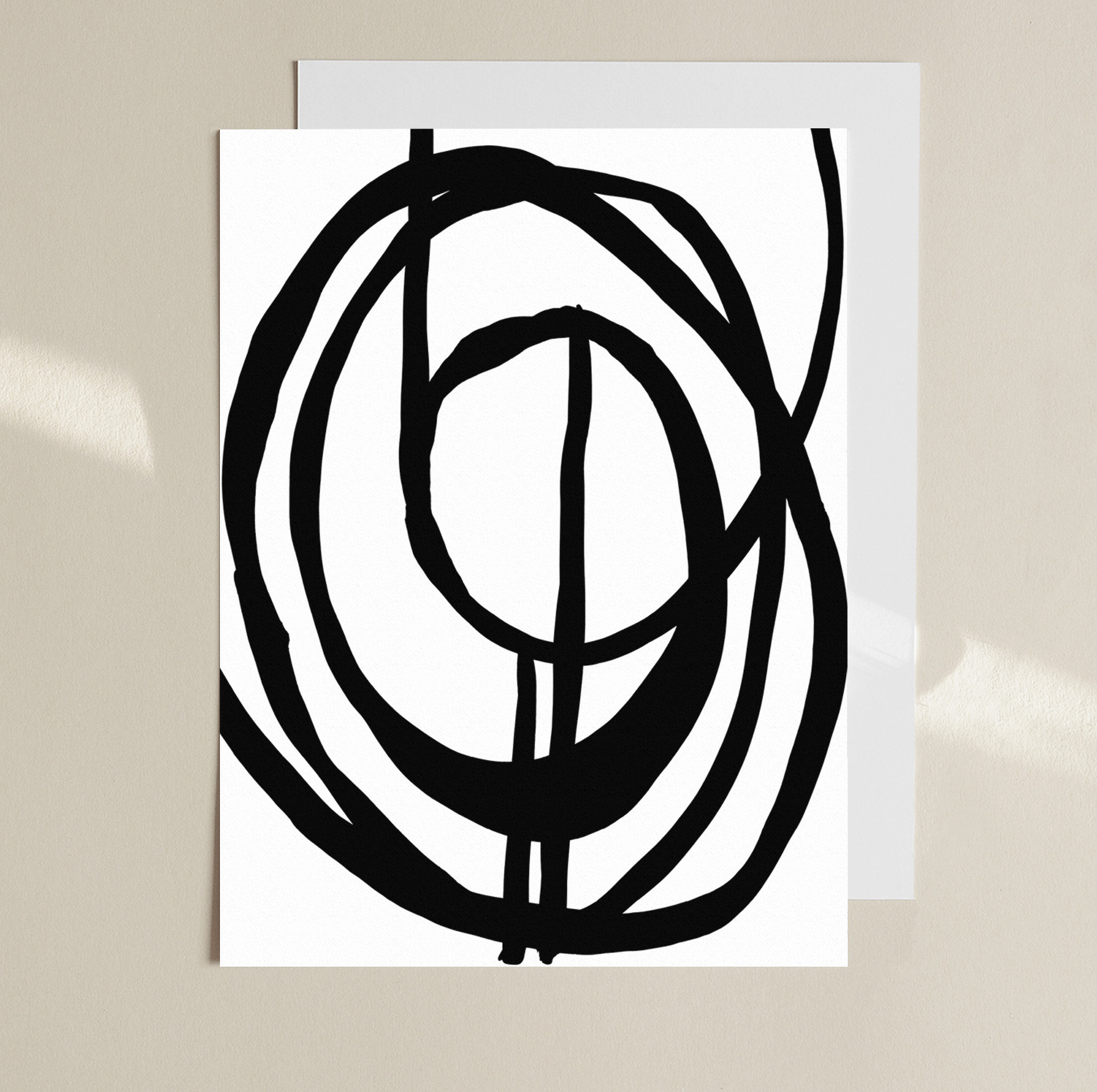 "Circles of life Series" 2022 - ink on white paper
