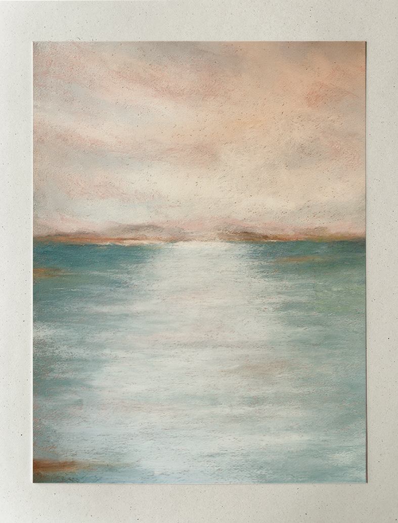 "Sunset" 2017 - Pastel on art paper