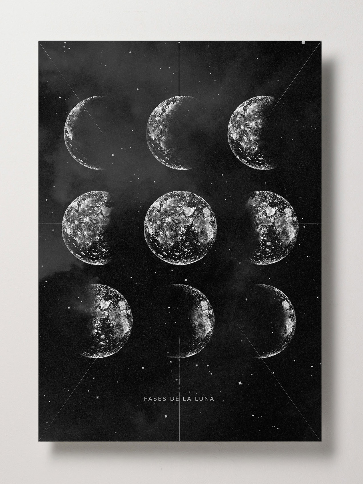 moon poster _ 2019 _ 24x36 inches