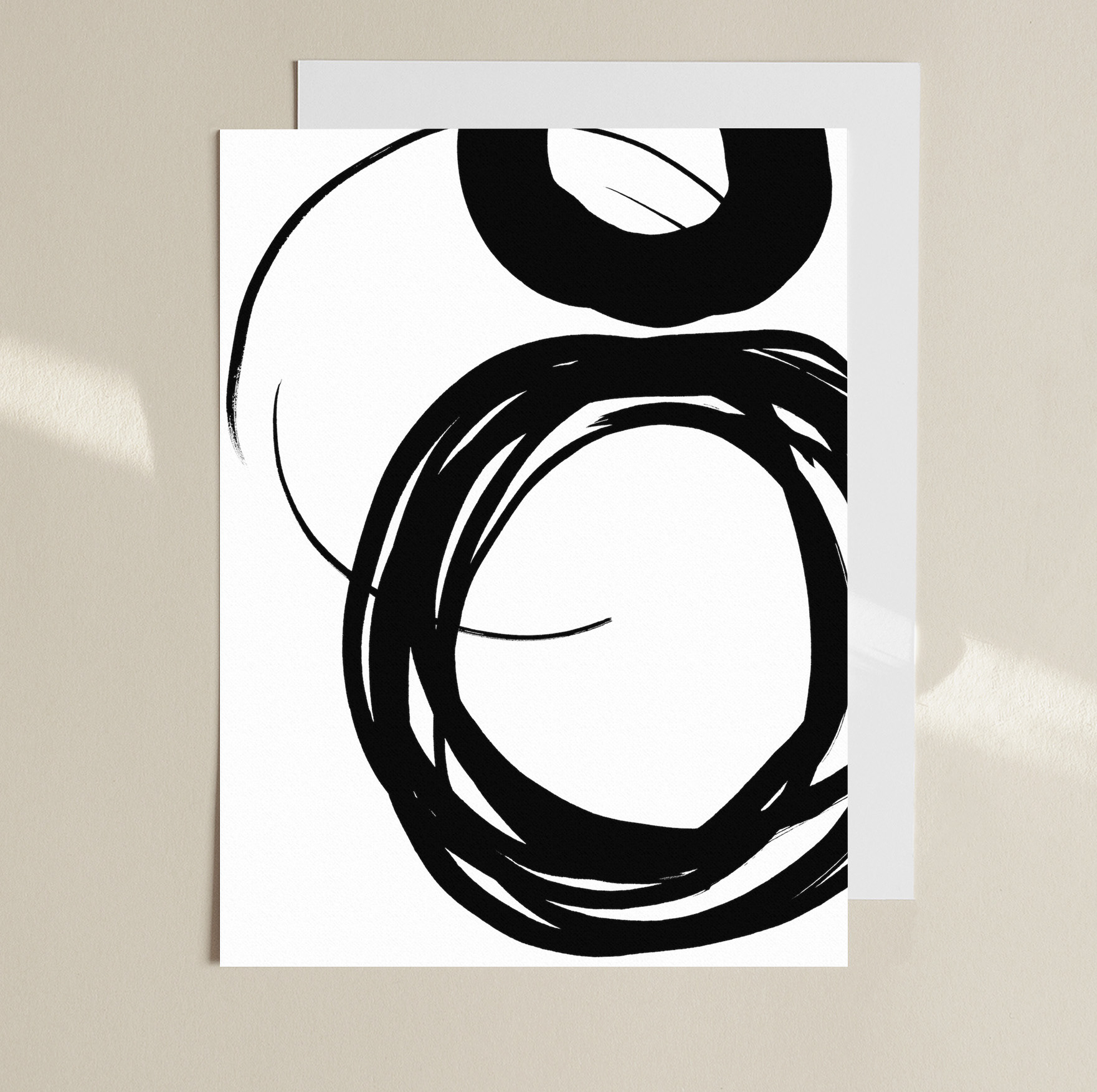 "Circles of life Series" 2022 - ink on white paper