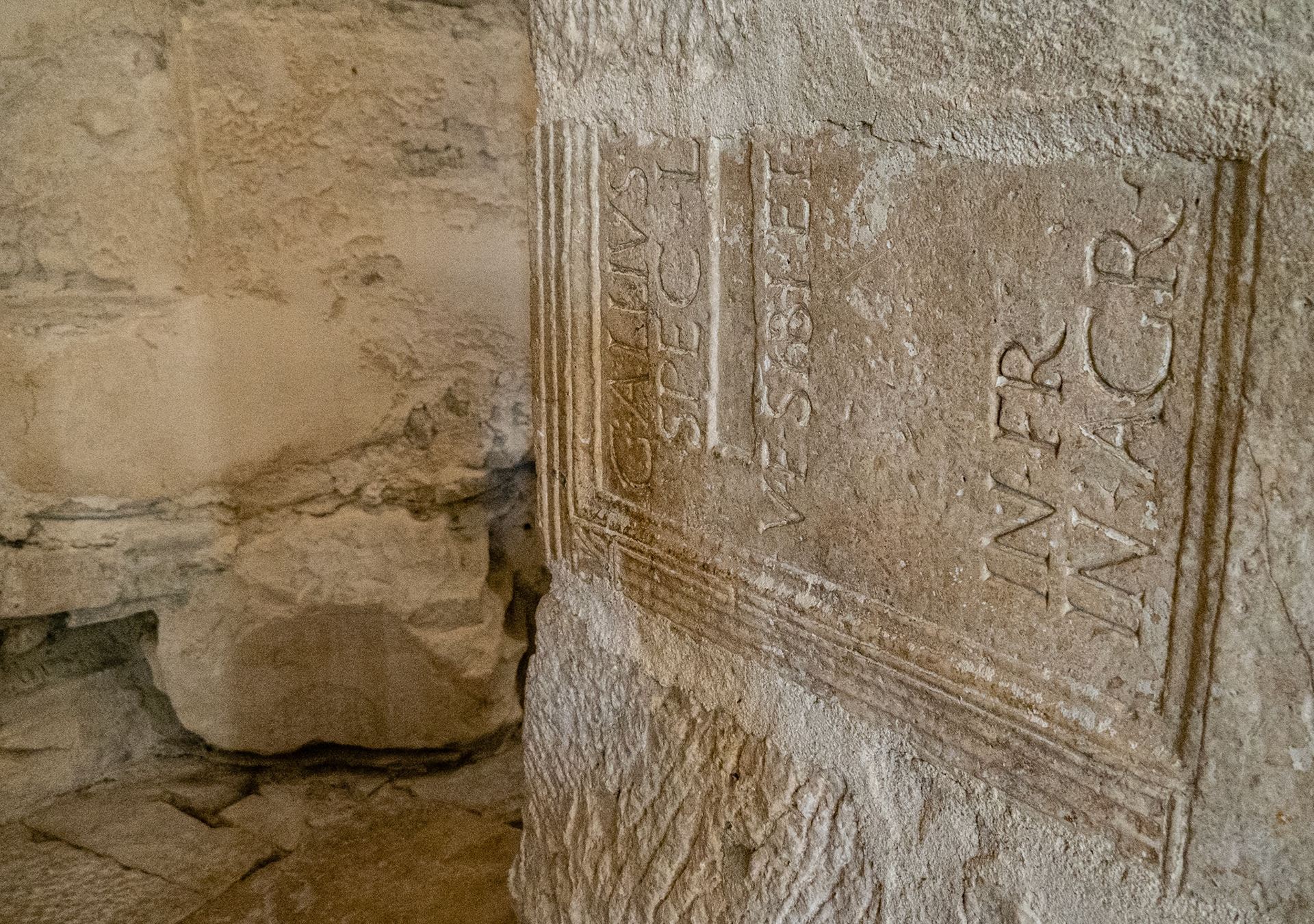 Recycled Roman Stonework, Church of St Donat