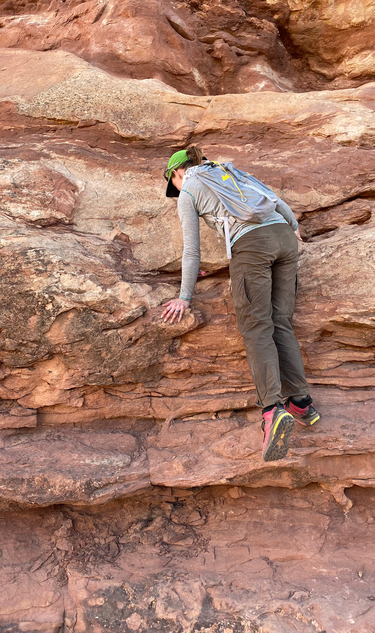 H downclimbing