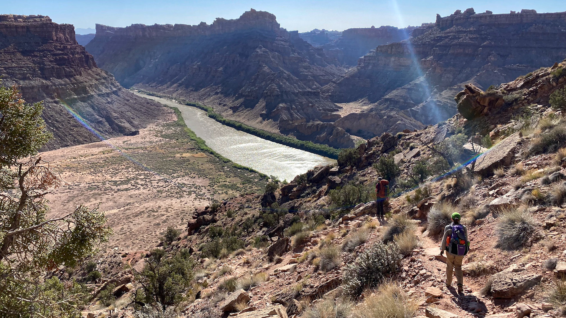 Heading back down to Spanish Bottom