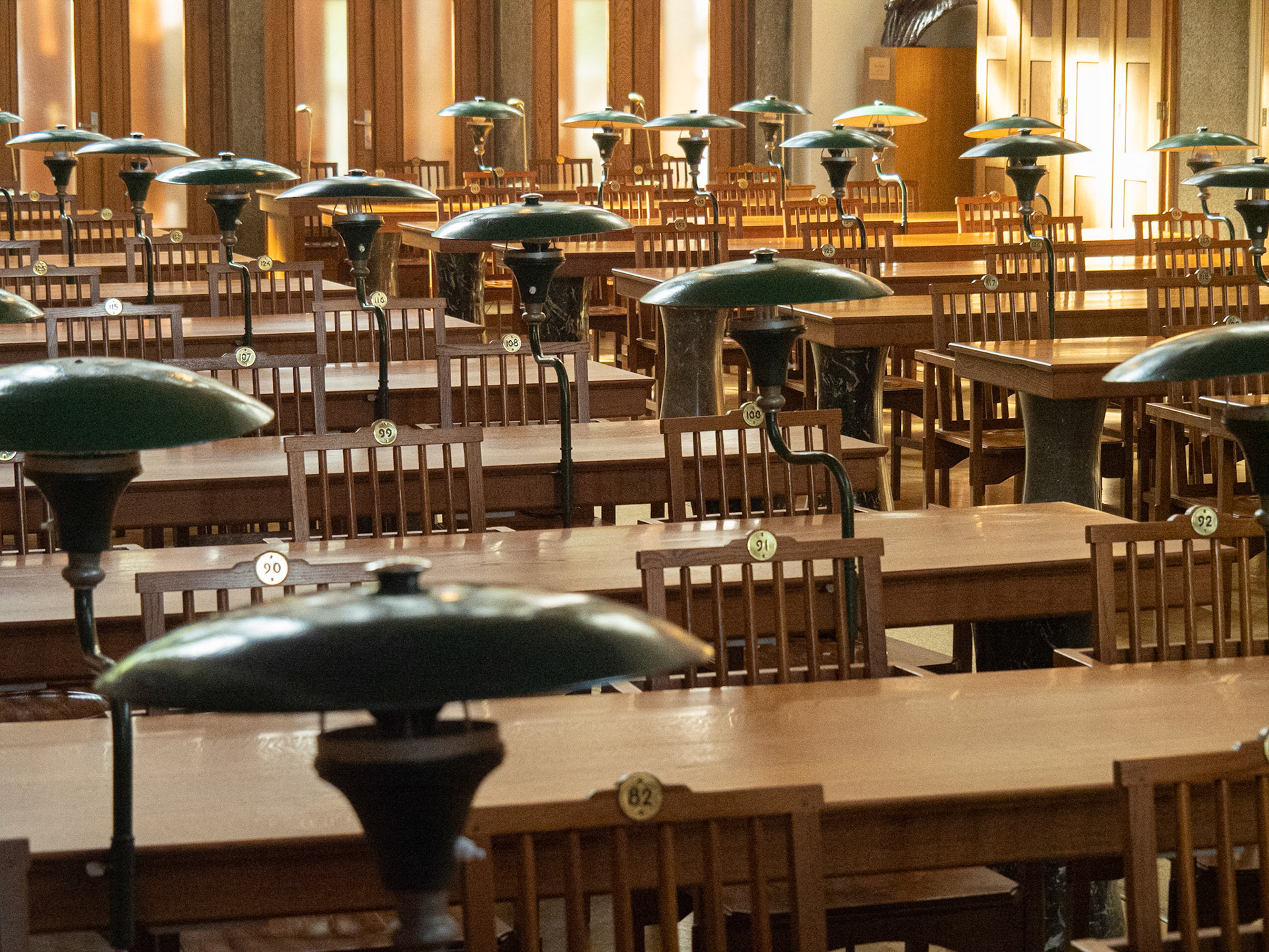 Reading Room Desks, Slovene National and University Library